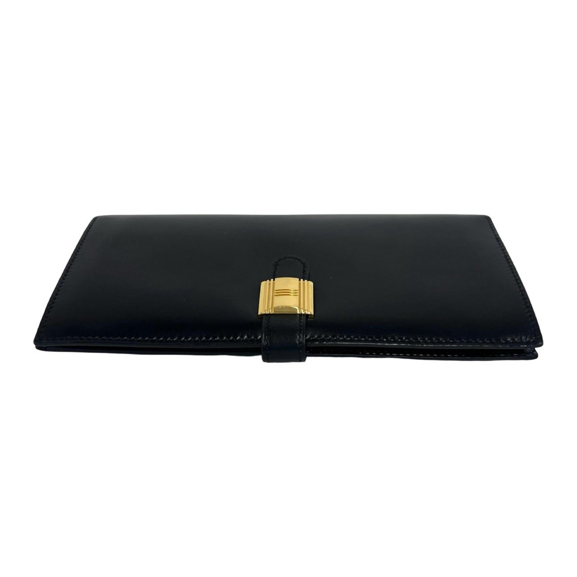 Box Calf Leather Long Wallet (Bi-Fold) (Pre-Owned) - Hermes - Modalova