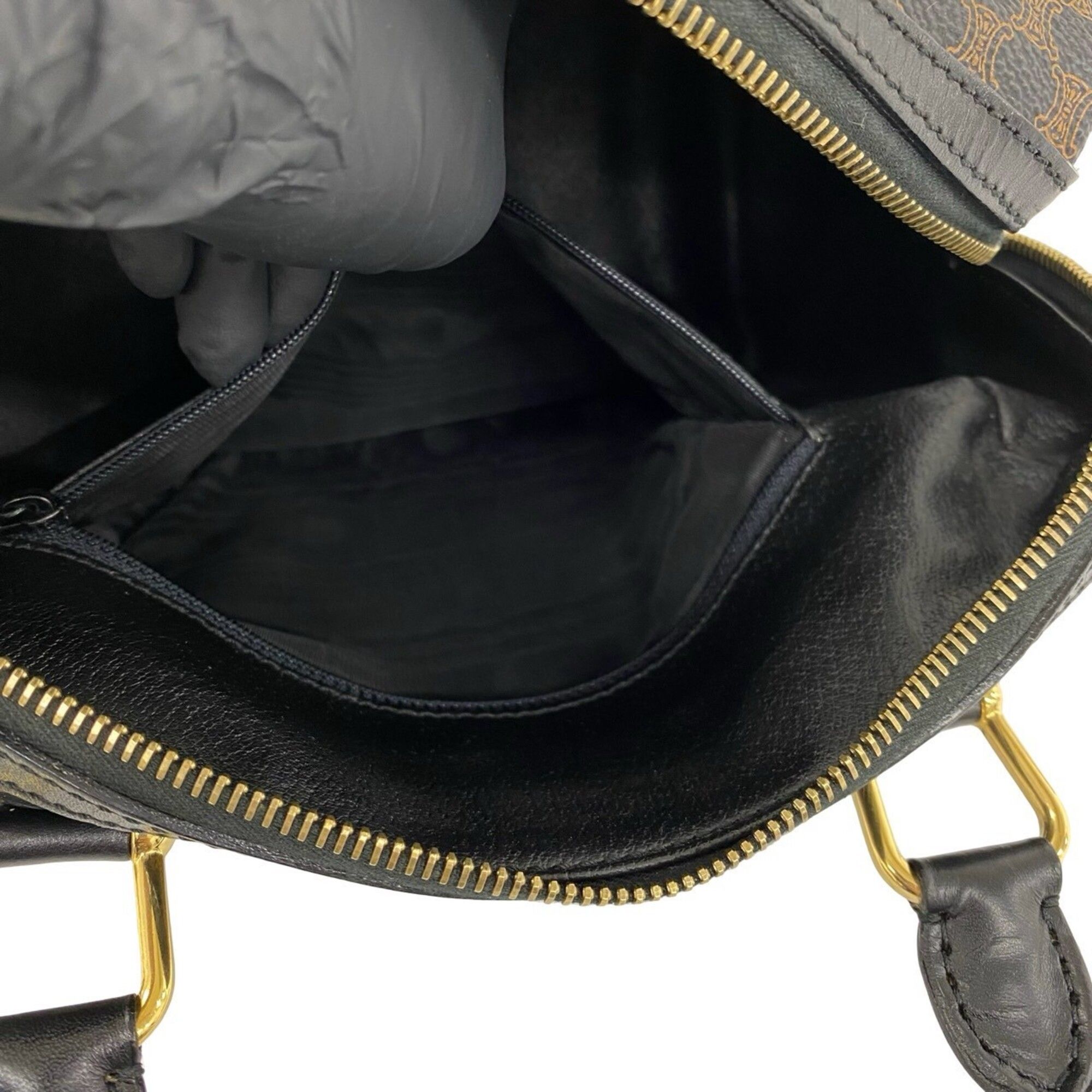 Leather Pvc Boston Bag Handbag (Pre-Owned) - Celine - Modalova