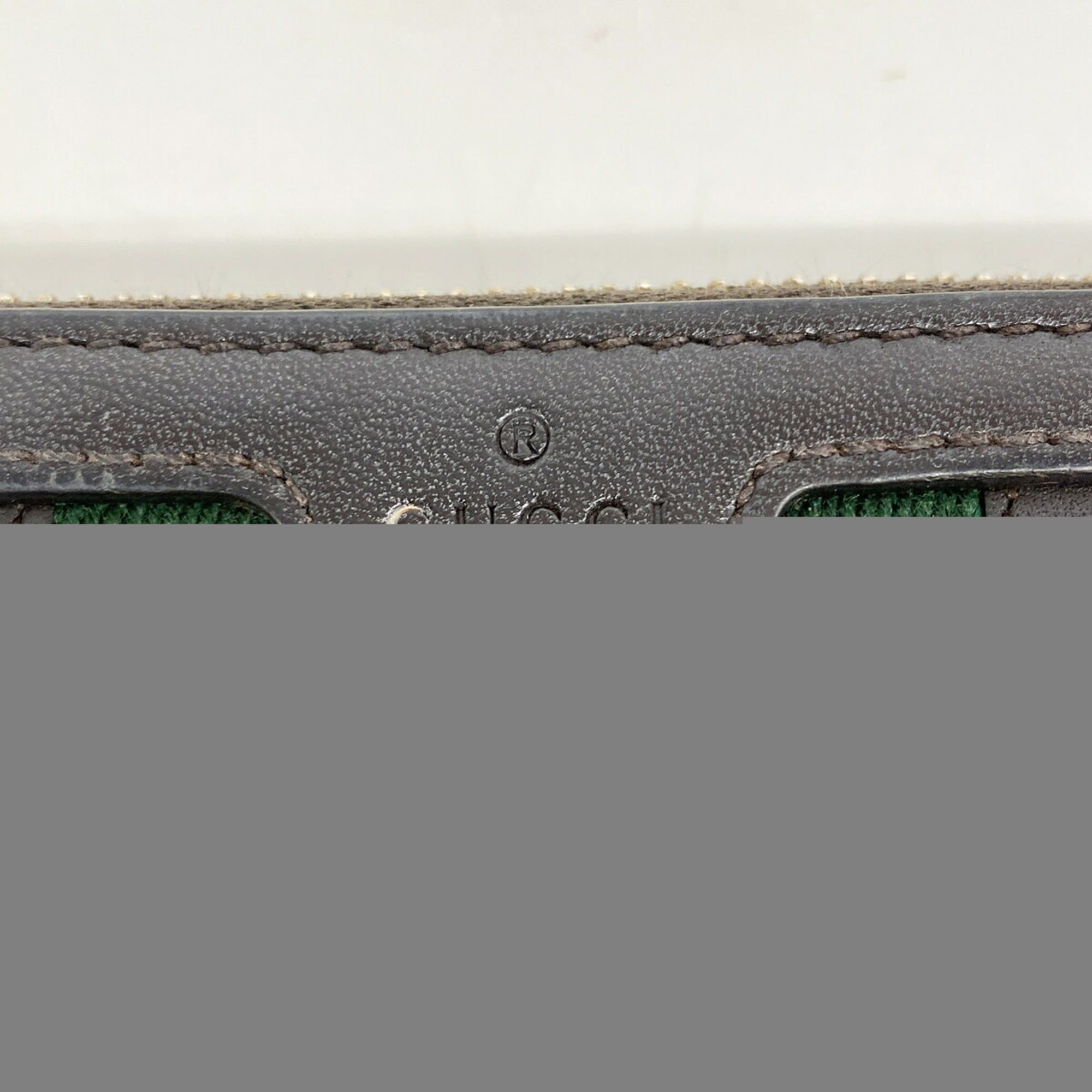 Canvas Leather Long Wallet (Bi-Fold) (Pre-Owned) - Gucci - Modalova