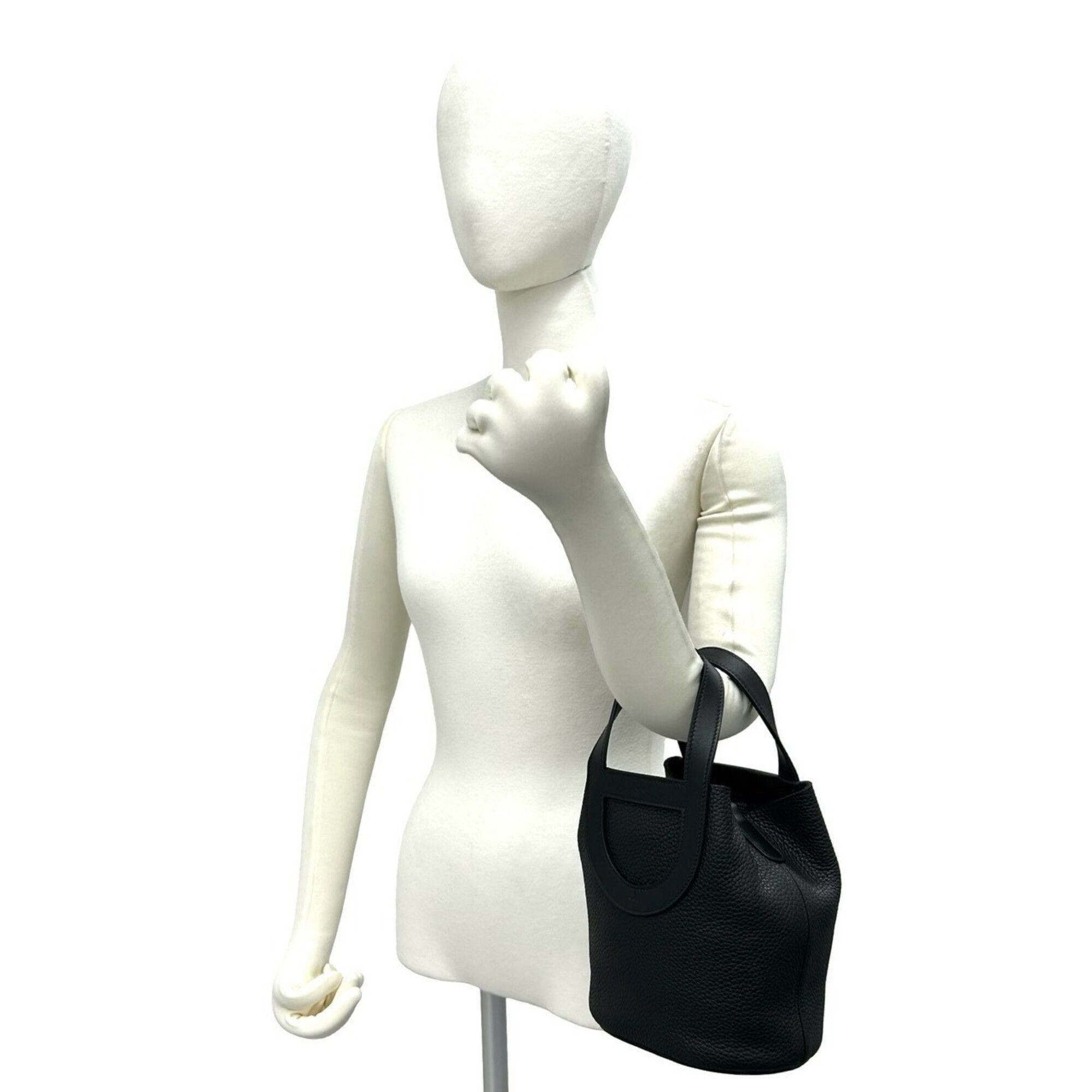Taurillon Clemence Leather Swift Leather Handbag (Pre-Owned) - Hermes - Modalova