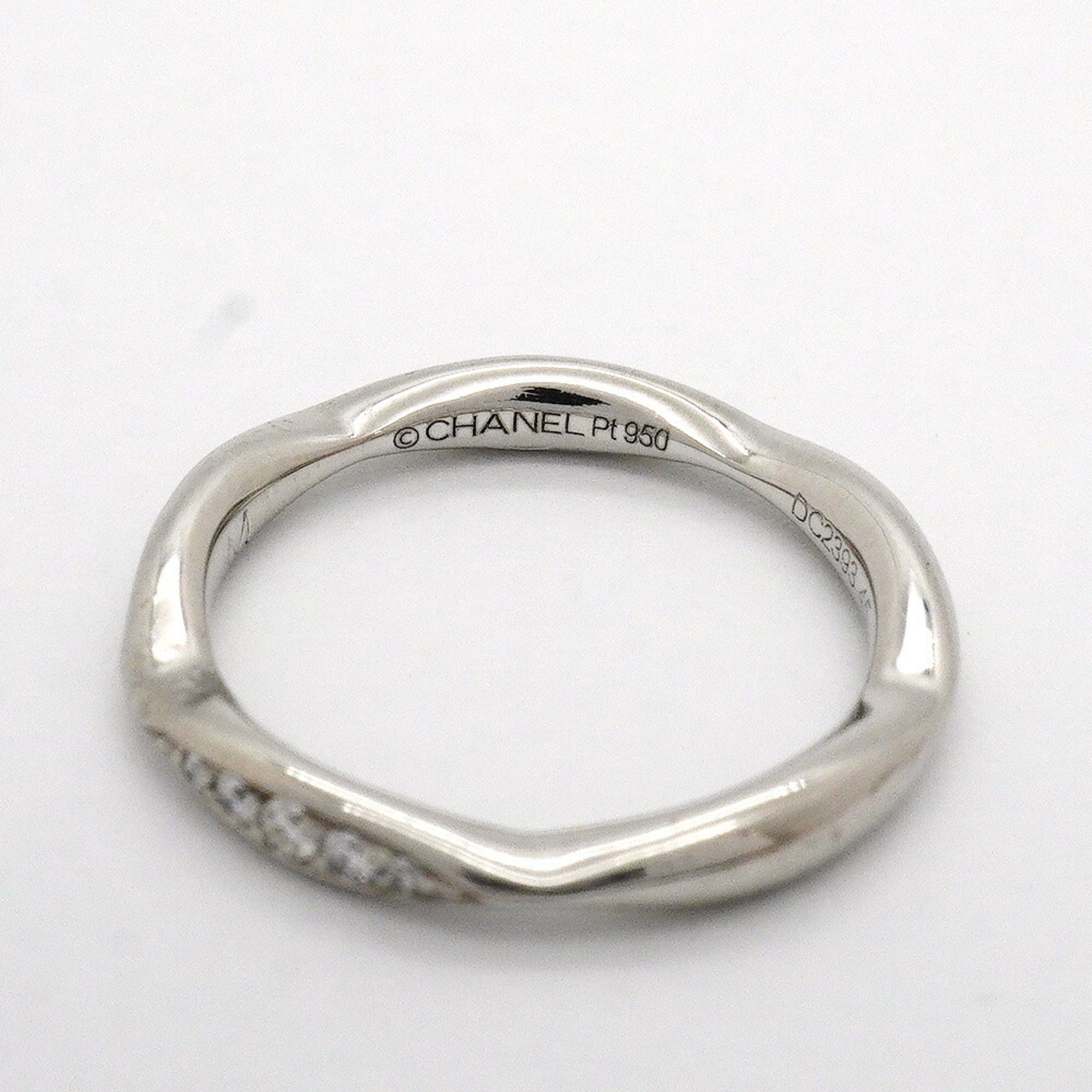 Platinum 950 Band Ring (Pre-Owned) - Chanel - Modalova