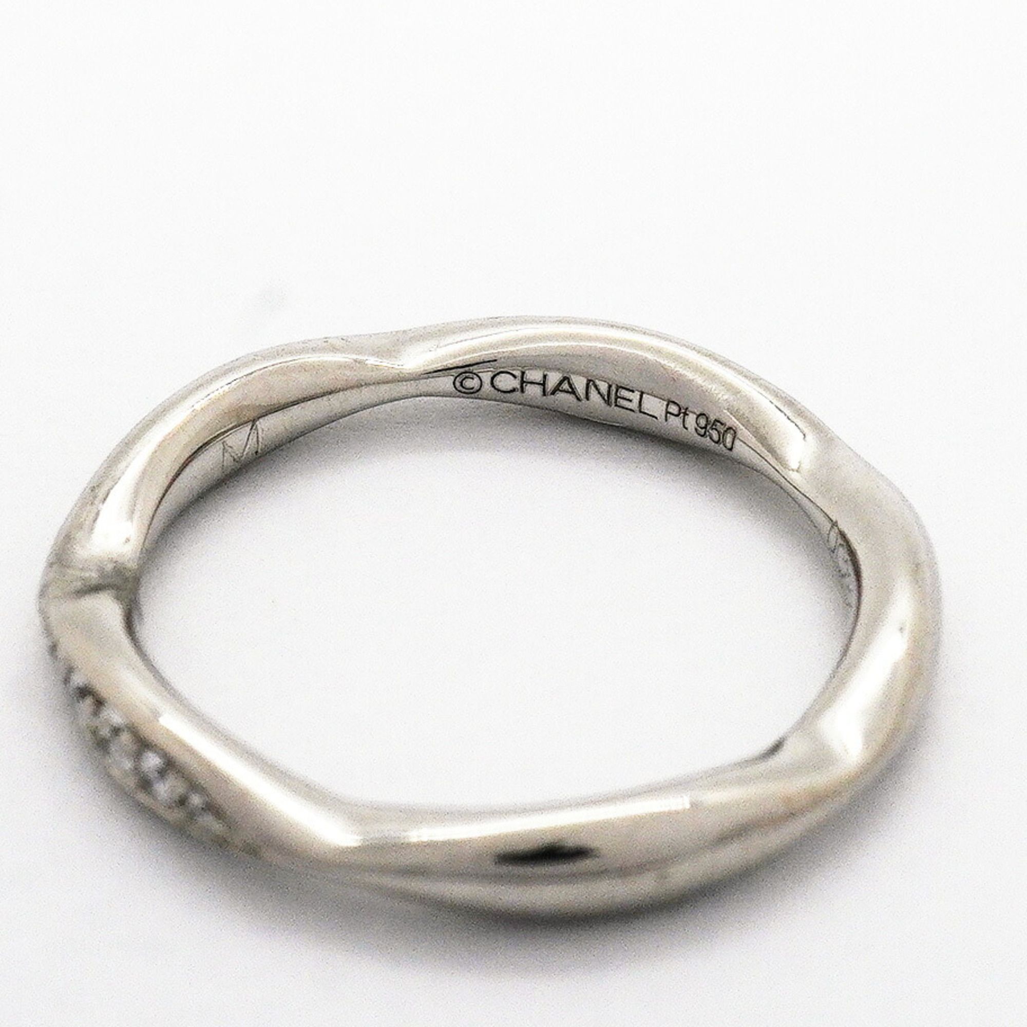 Platinum 950 Band Ring (Pre-Owned) - Chanel - Modalova