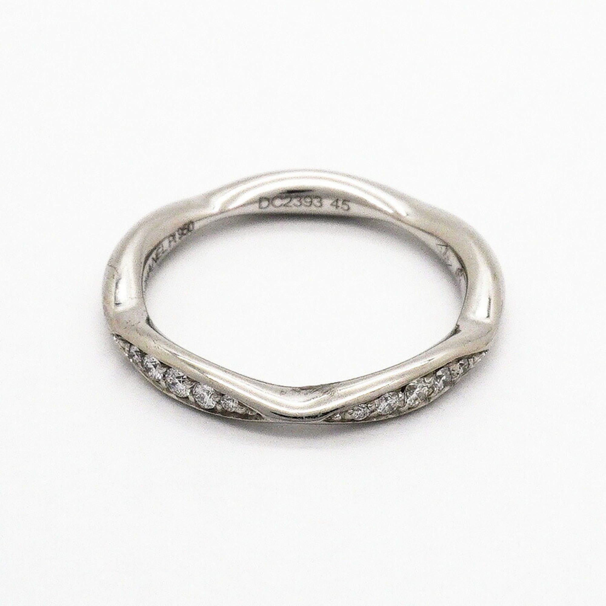 Platinum 950 Band Ring (Pre-Owned) - Chanel - Modalova