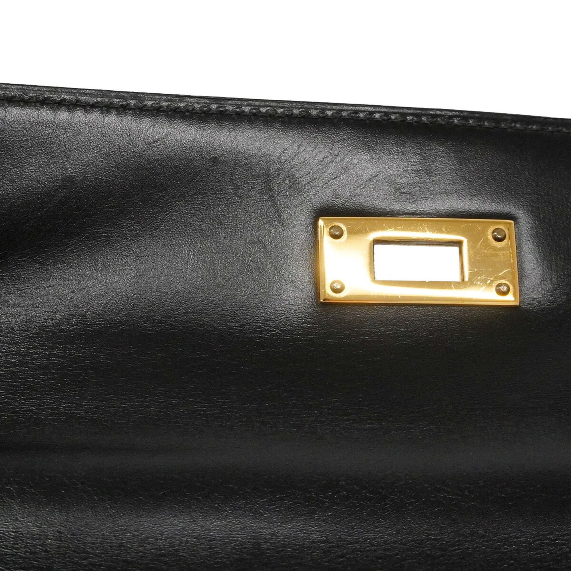Box Calf Leather Handbag (Pre-Owned) - Hermes - Modalova