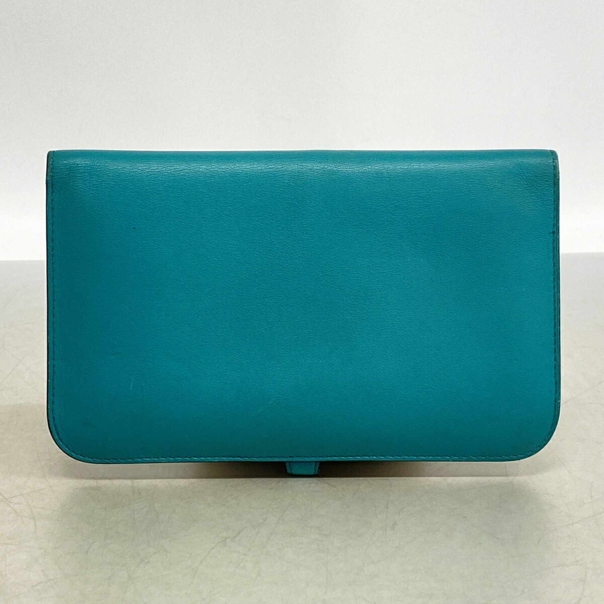 Swift Leather Long Wallet (Bi-Fold) (Pre-Owned) - Hermes - Modalova