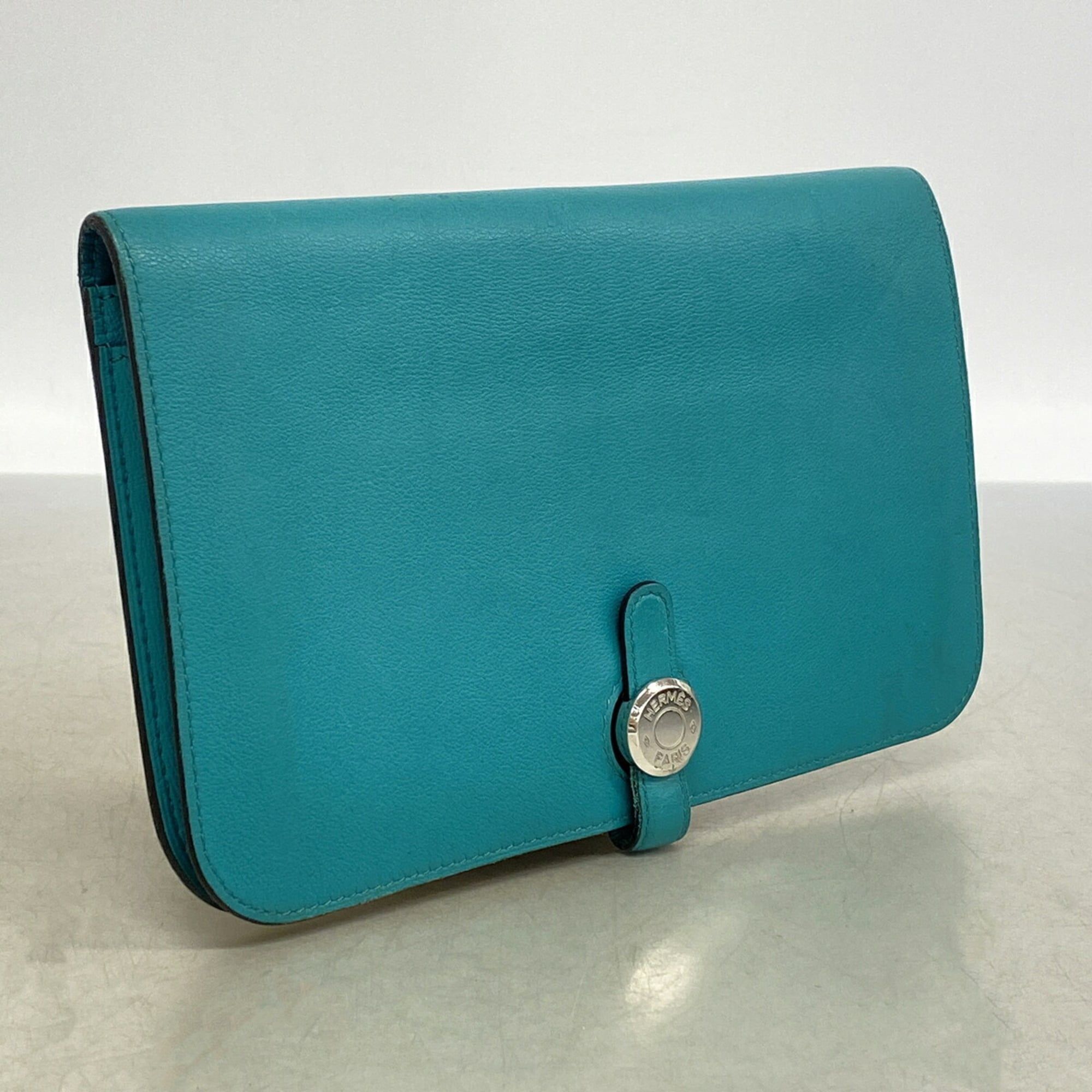 Swift Leather Long Wallet (Bi-Fold) (Pre-Owned) - Hermes - Modalova