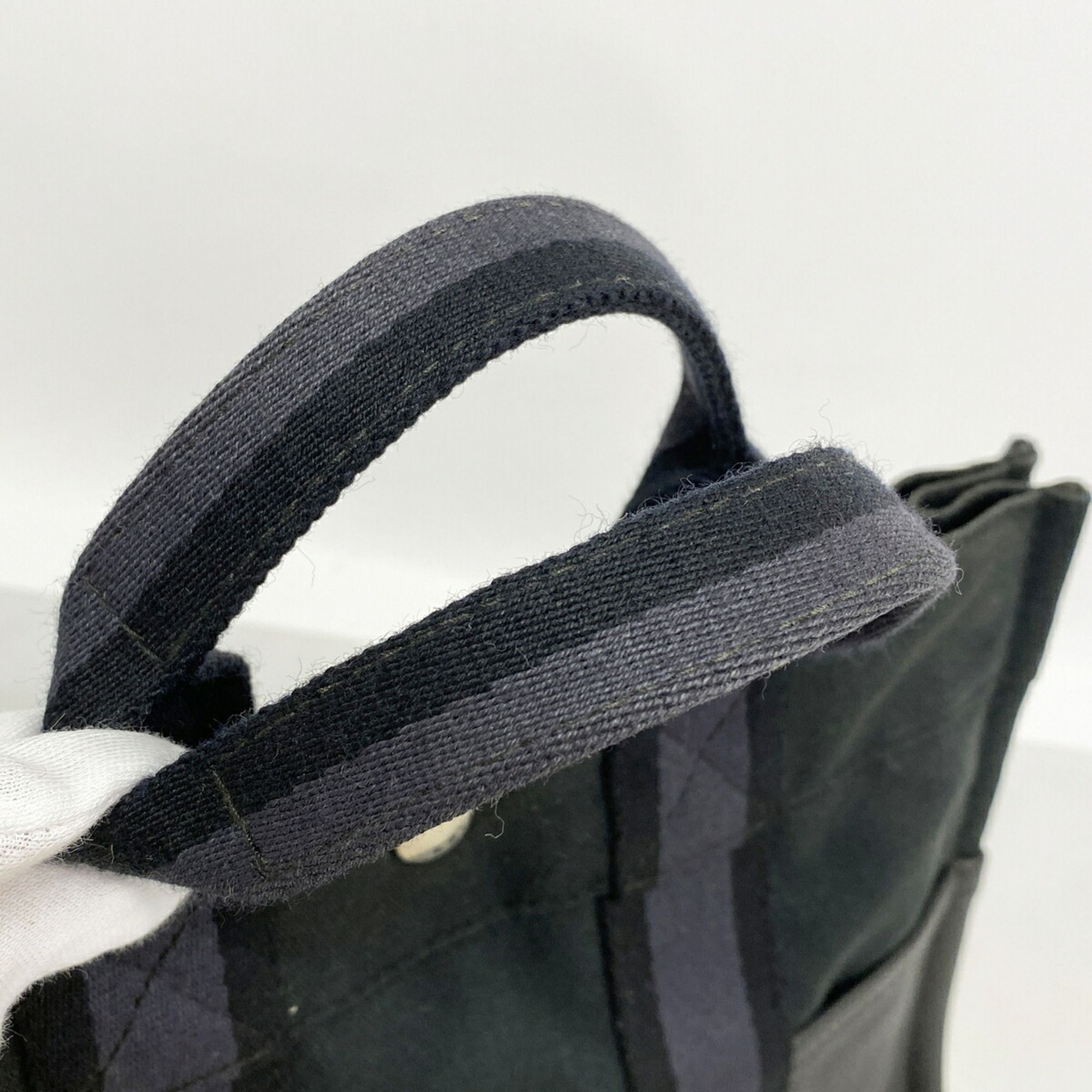 Canvas Leather Handbag (Pre-Owned) - Hermes - Modalova