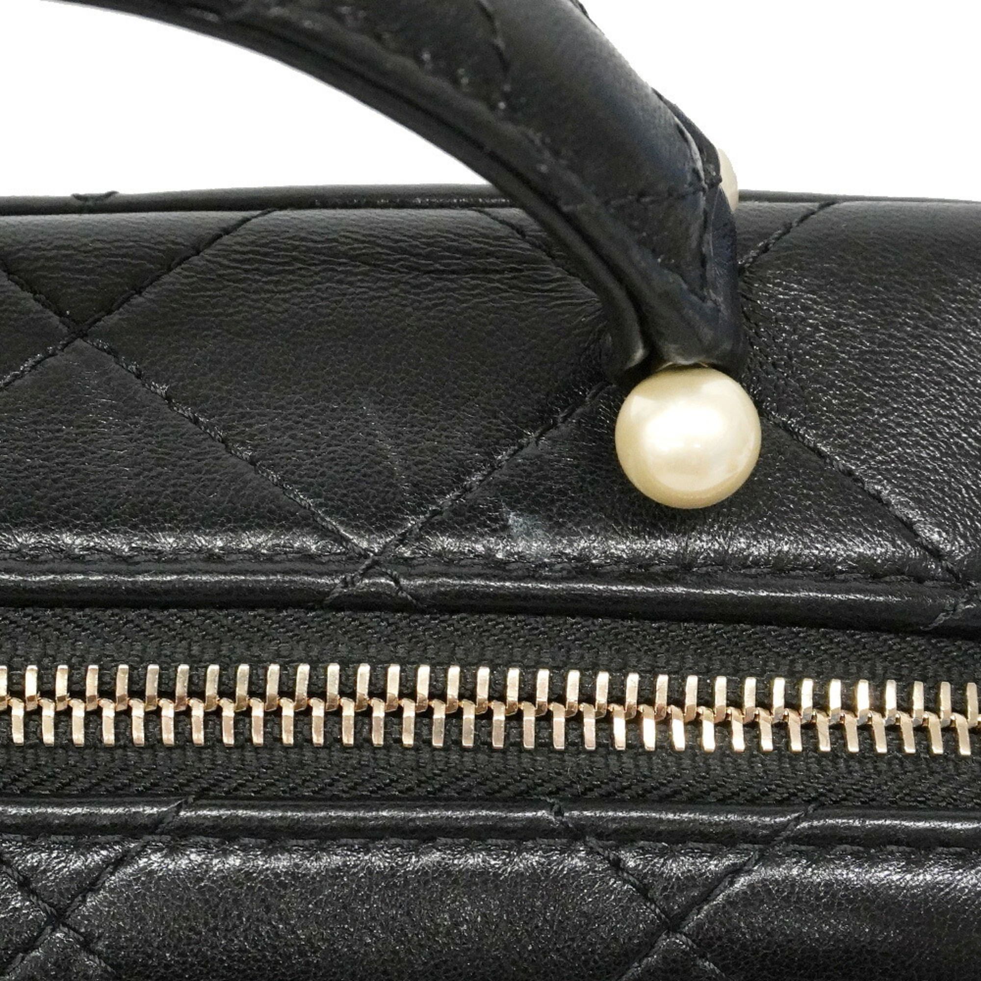 Leather Vanity Bag (Pre-Owned) - Chanel - Modalova