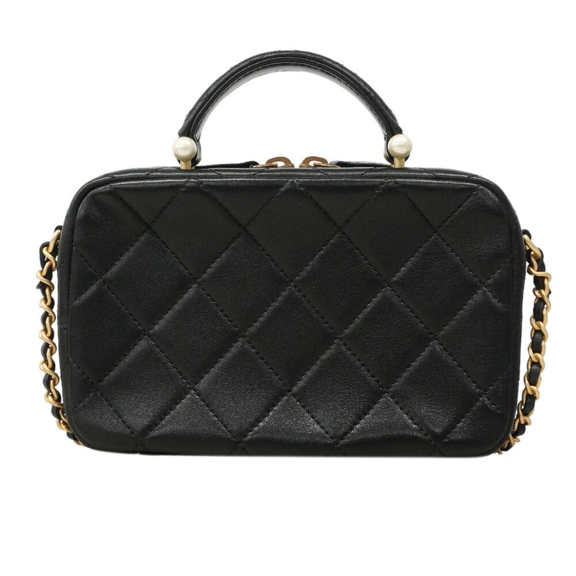 Leather Vanity Bag (Pre-Owned) - Chanel - Modalova