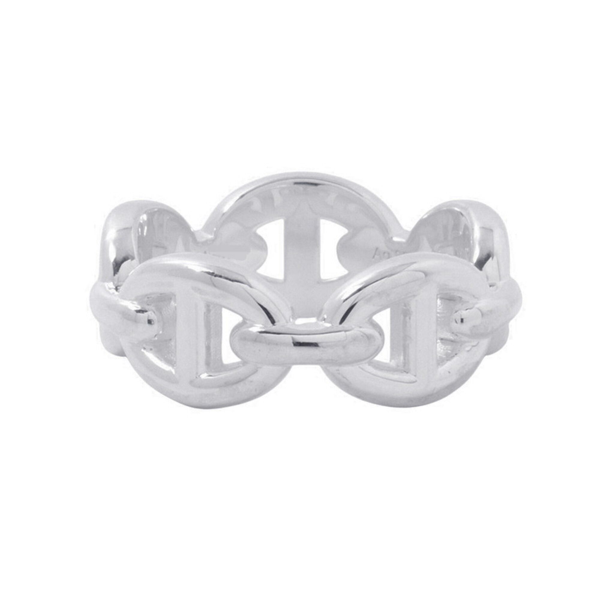 Silver 925 Band Ring (Pre-Owned) - Hermes - Modalova