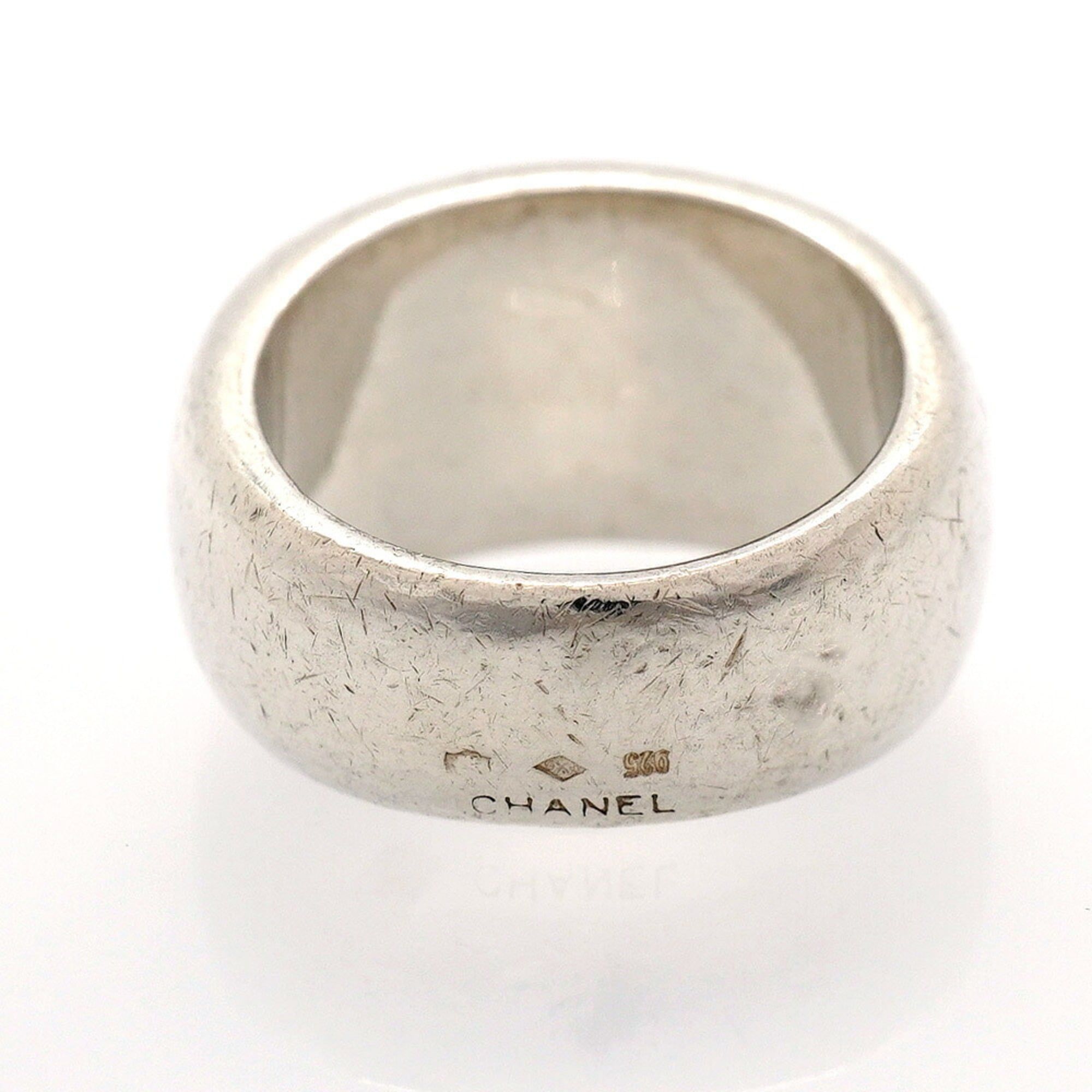 Silver 925 Band Ring (Pre-Owned) - Chanel - Modalova
