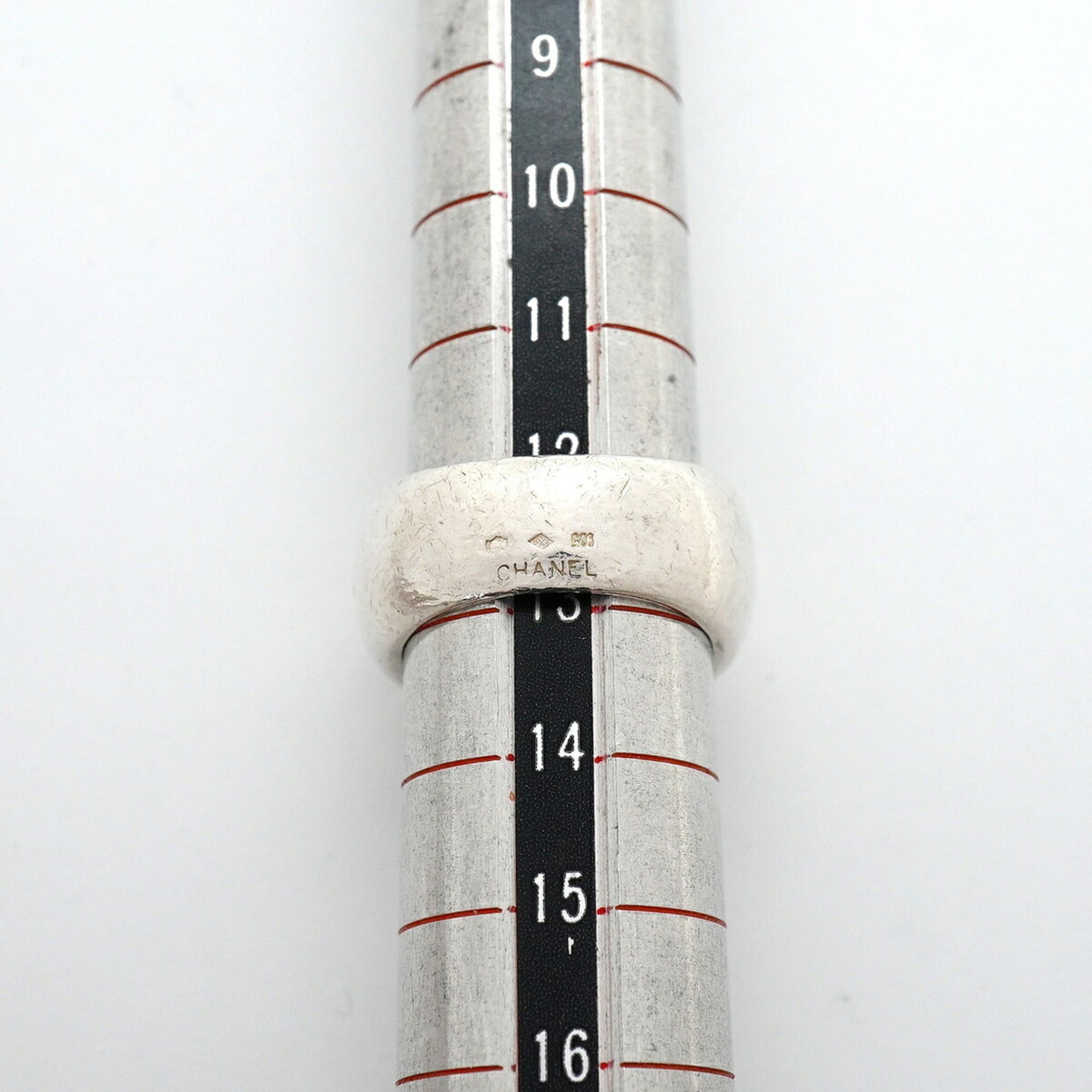 Silver 925 Band Ring (Pre-Owned) - Chanel - Modalova