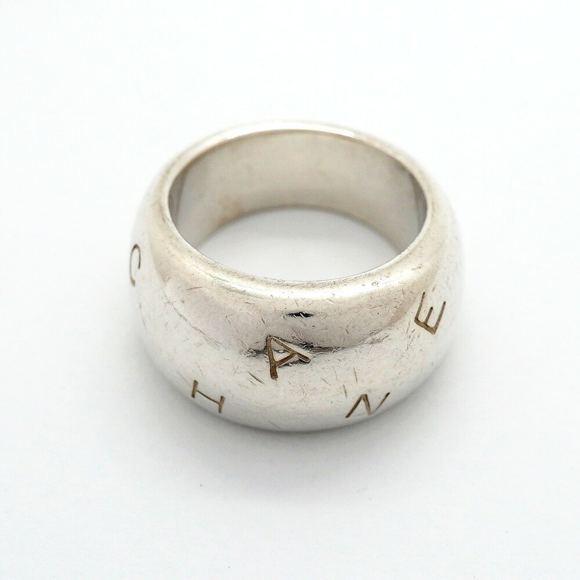 Silver 925 Band Ring (Pre-Owned) - Chanel - Modalova