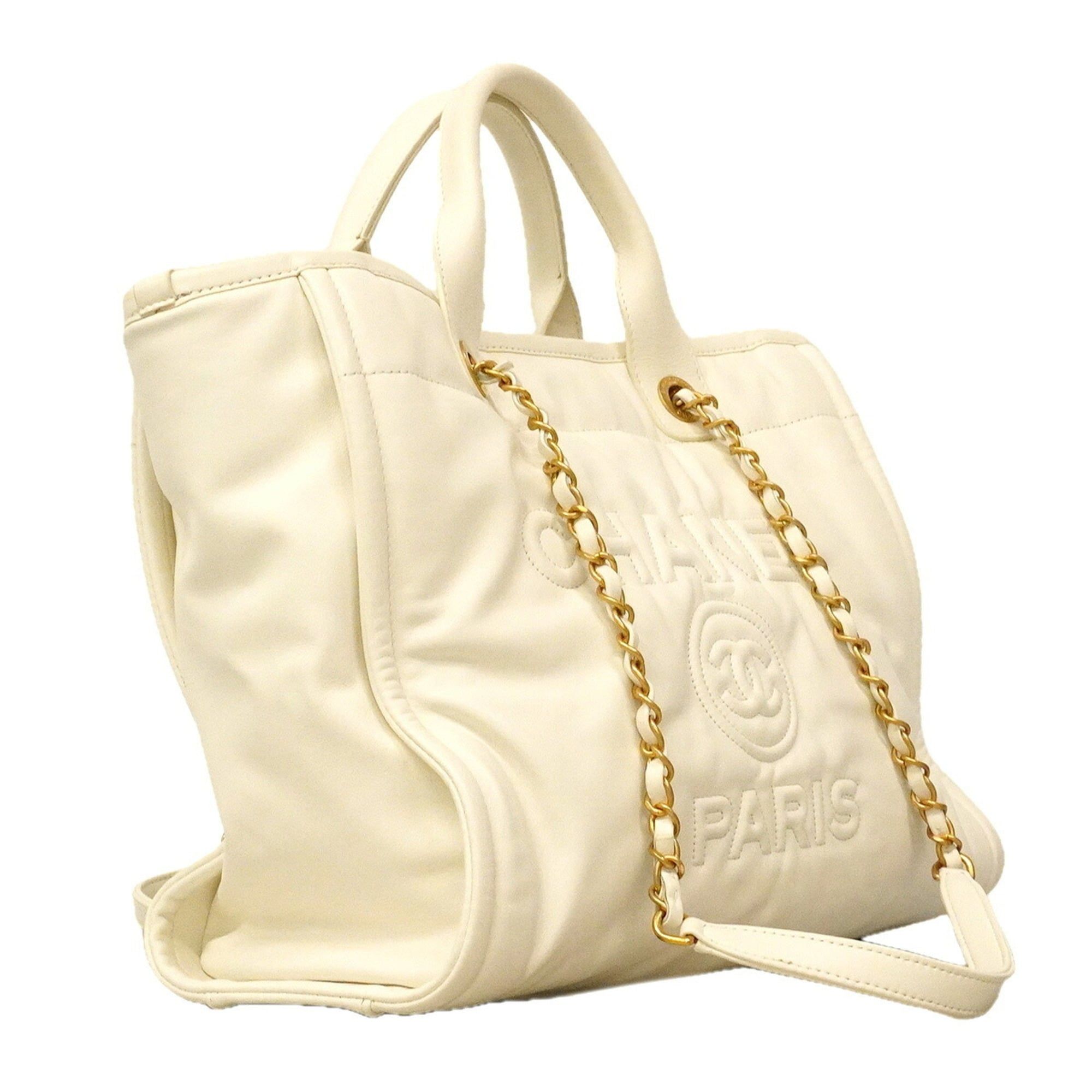 Leather Tote Bag (Pre-Owned) - Chanel - Modalova