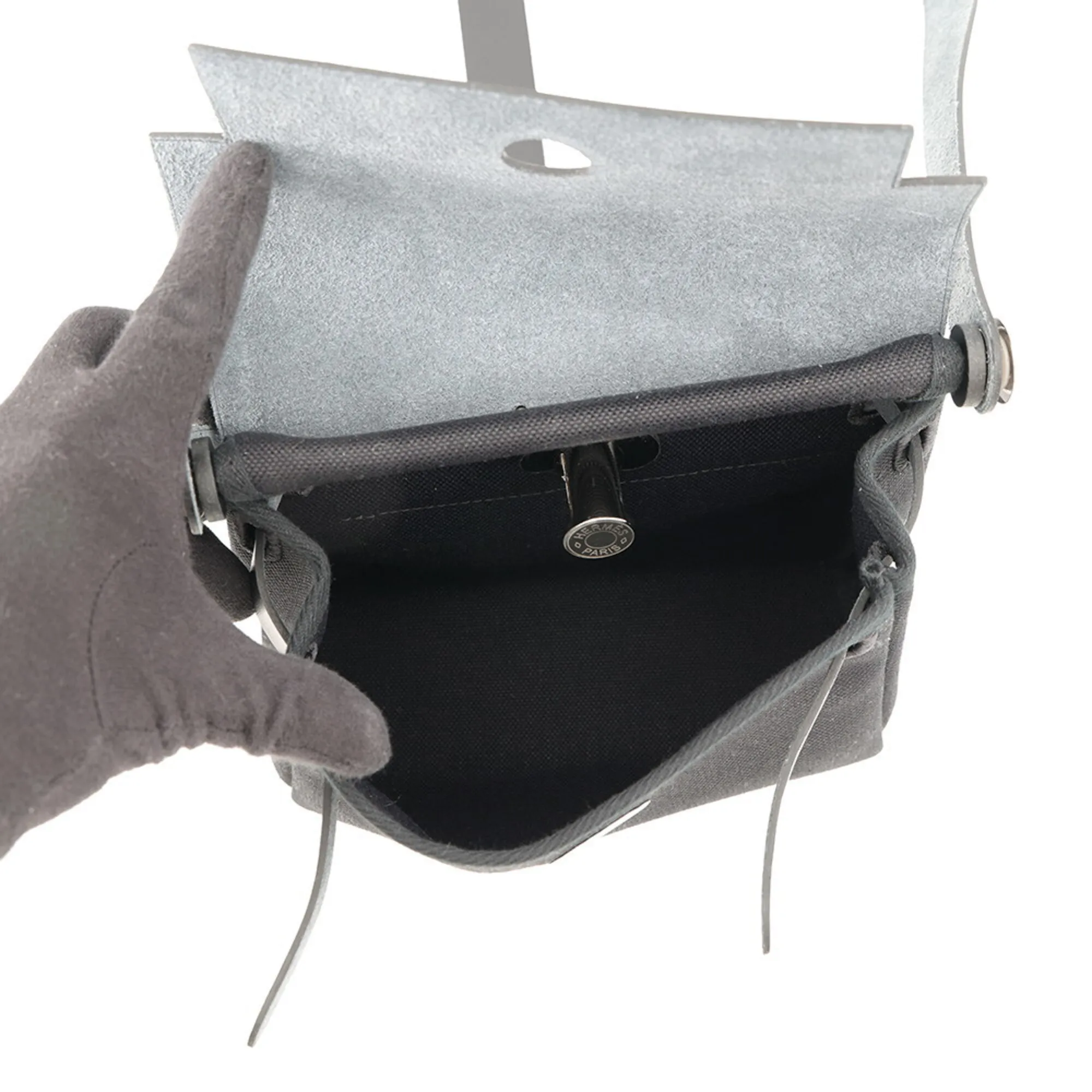 Toile H Leather Shoulder Bag - Hermes - Modalova