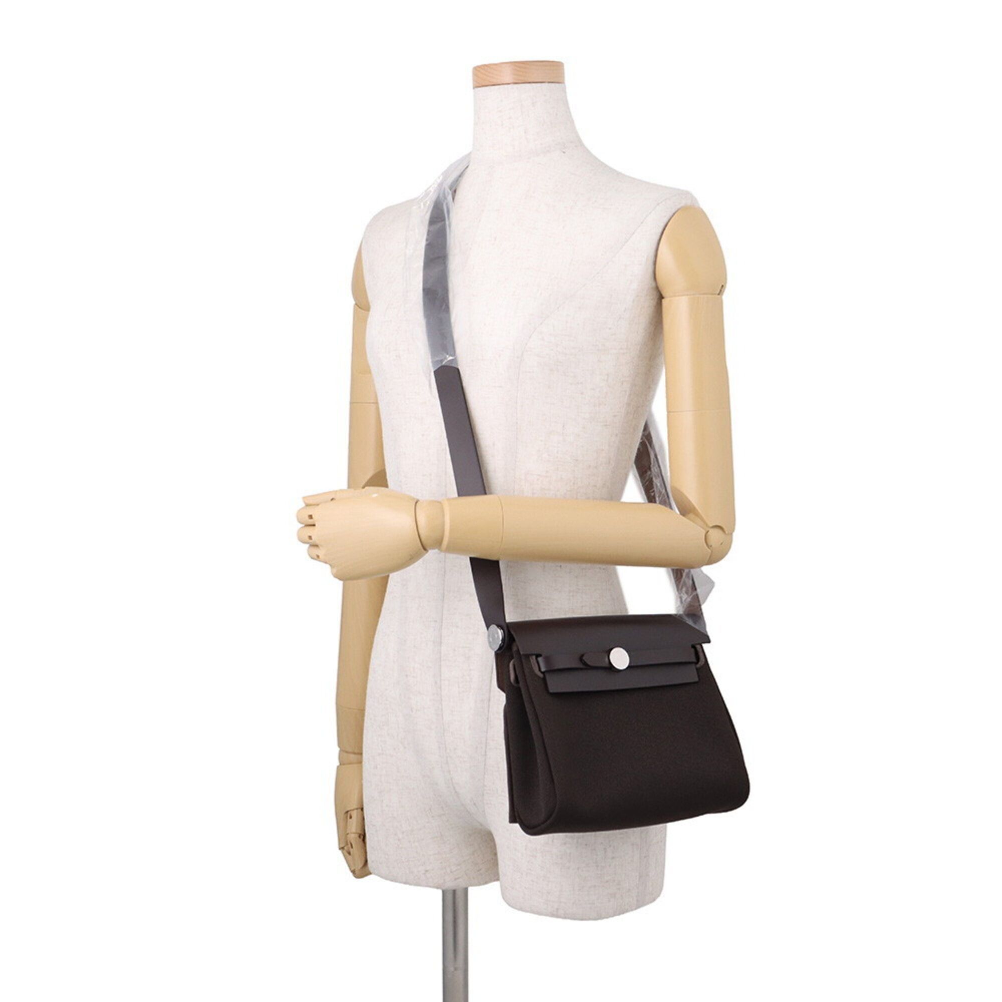 Canvas Leather Shoulder Bag (Pre-Owned) - Hermes - Modalova