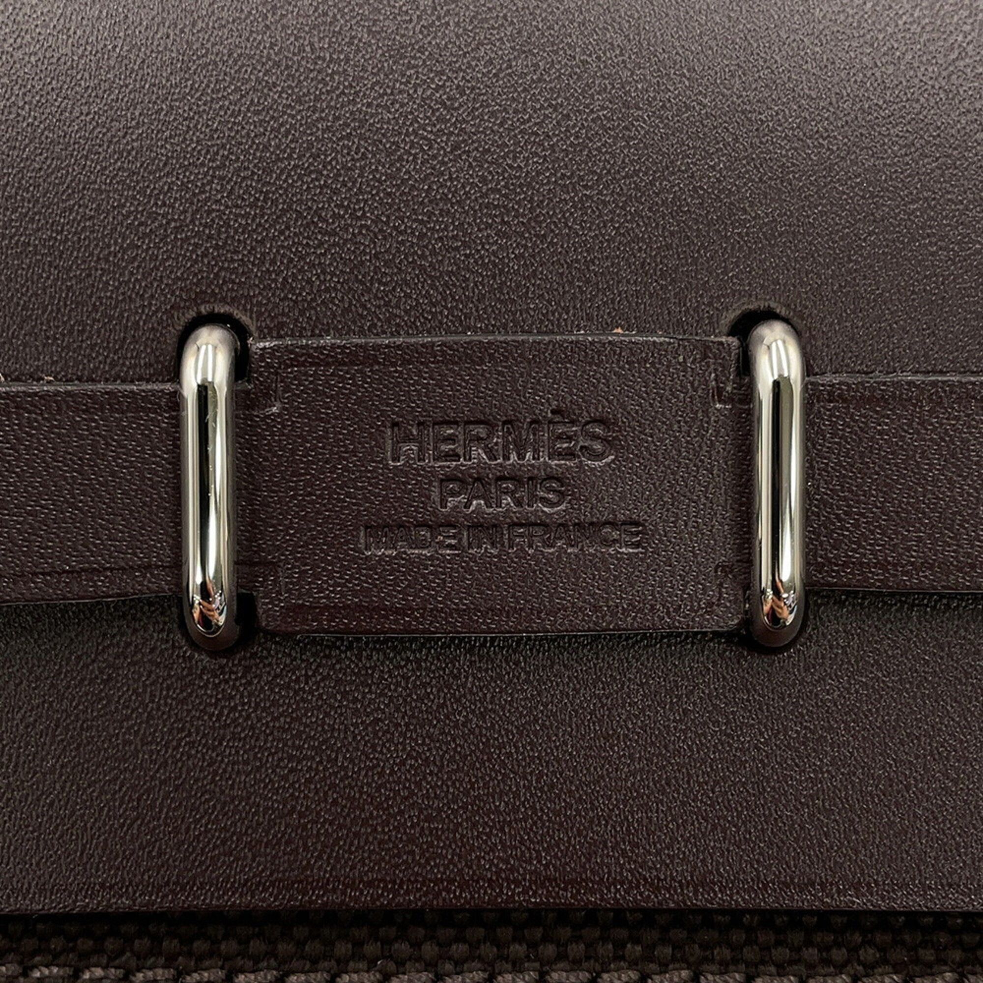 Canvas Leather Shoulder Bag (Pre-Owned) - Hermes - Modalova