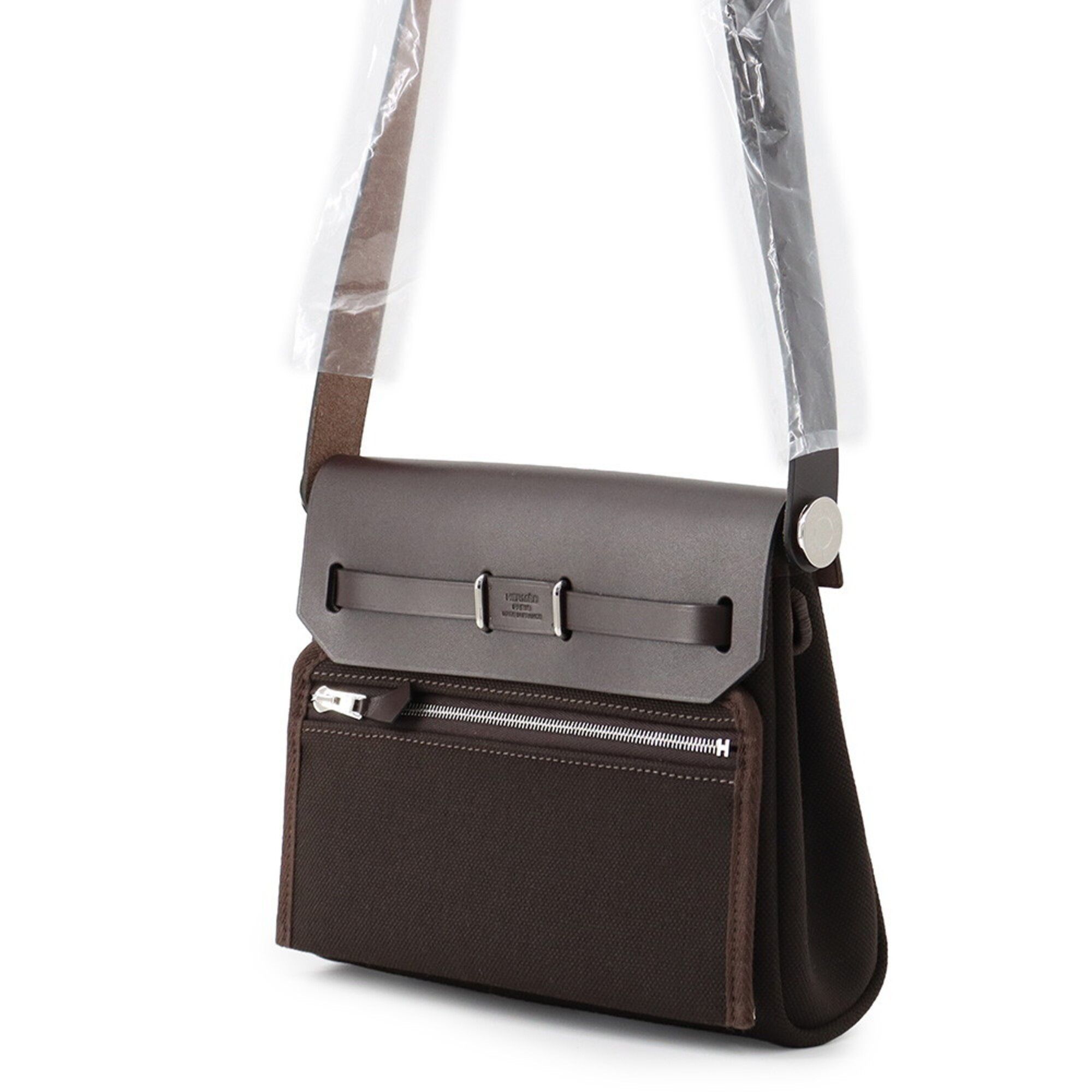 Canvas Leather Shoulder Bag (Pre-Owned) - Hermes - Modalova