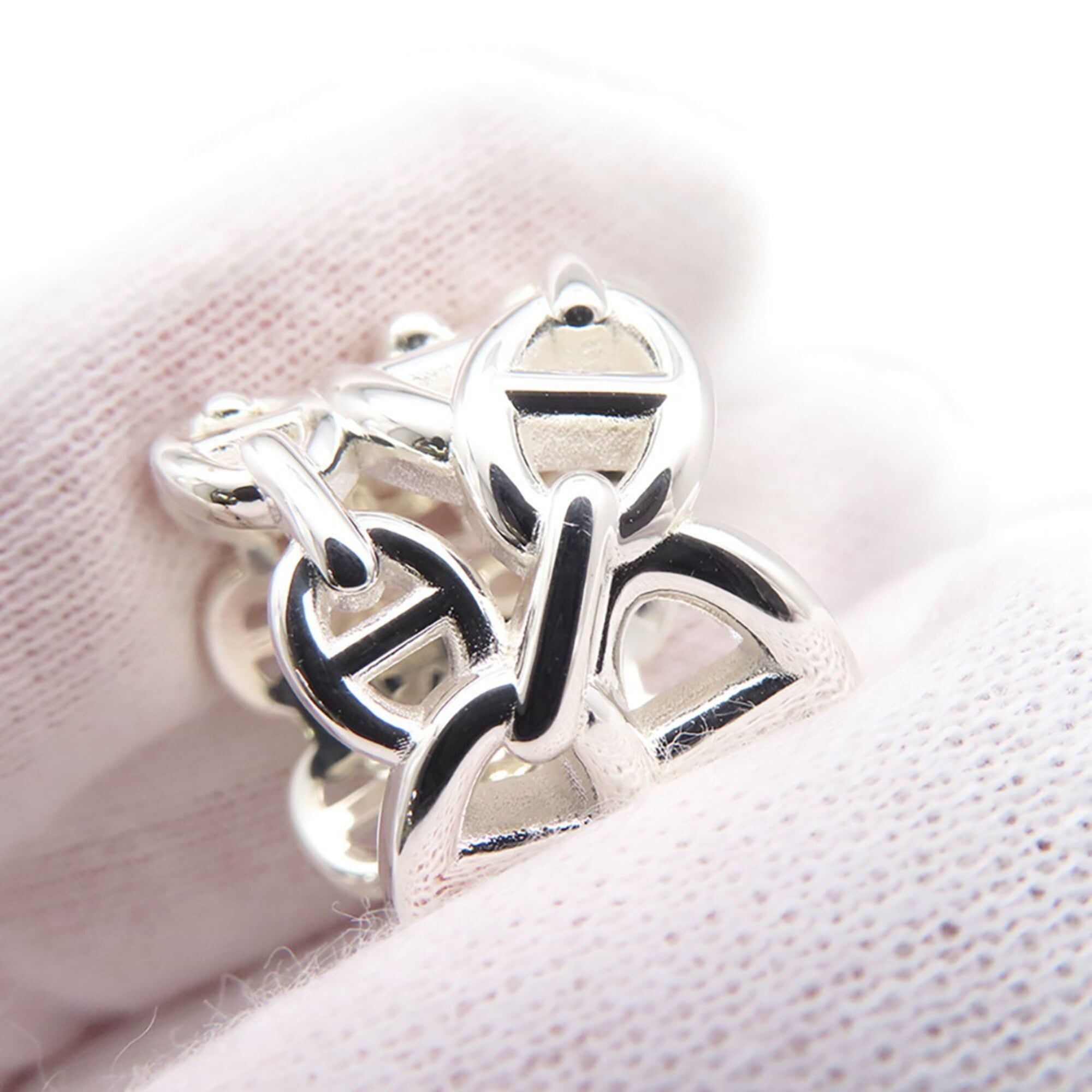 Silver 925 Band Ring (Pre-Owned) - Hermes - Modalova