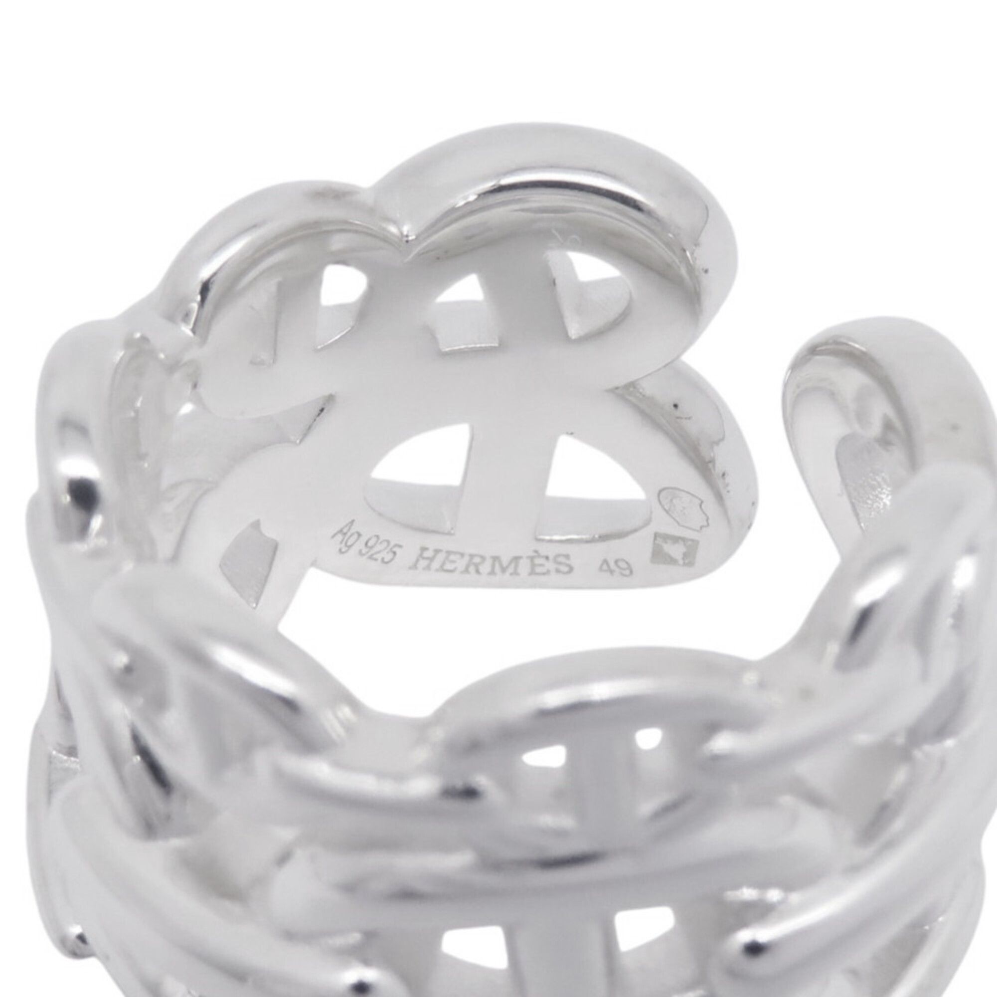 Silver 925 Band Ring (Pre-Owned) - Hermes - Modalova