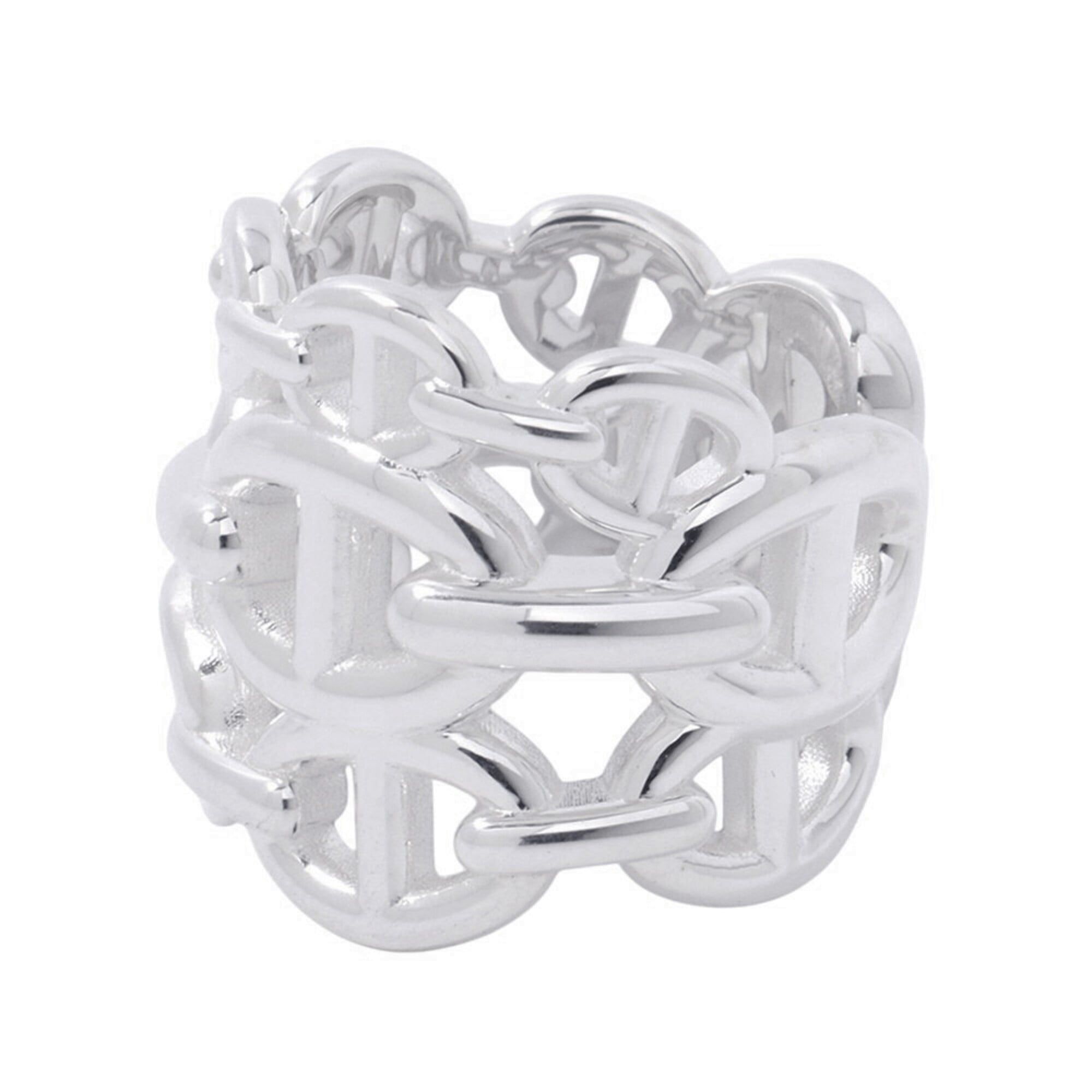 Silver 925 Band Ring (Pre-Owned) - Hermes - Modalova