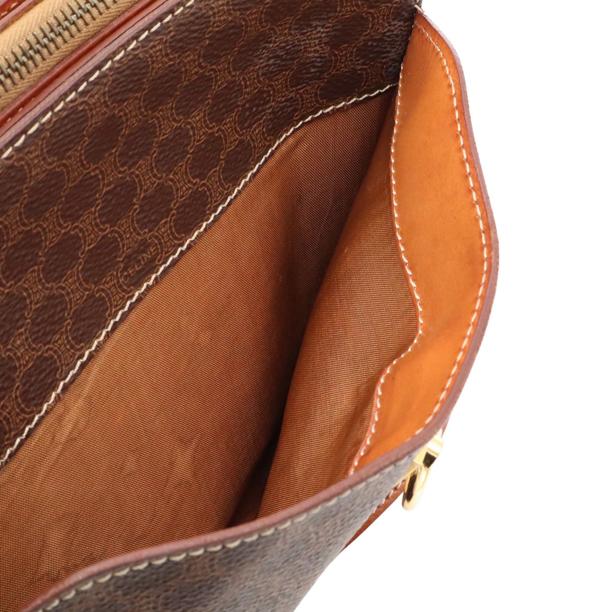 Macadam Dark Coated Canvas Shoulder Bag (Pre-Owned) - Celine - Modalova