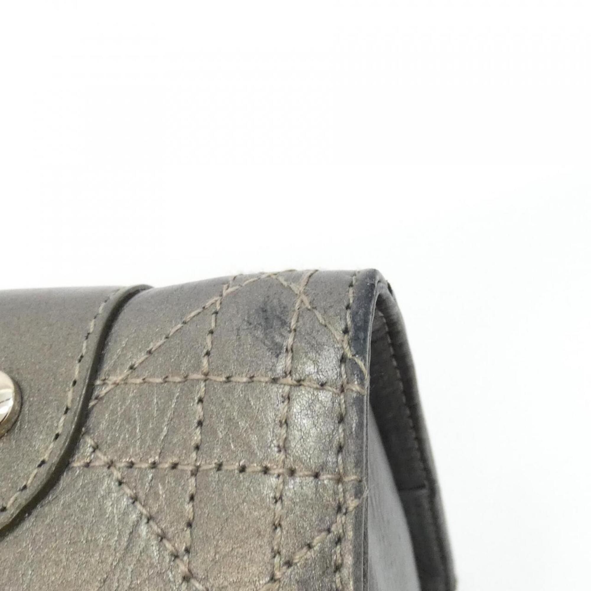 Leather Handbag (Pre-Owned) - Christian Dior - Modalova