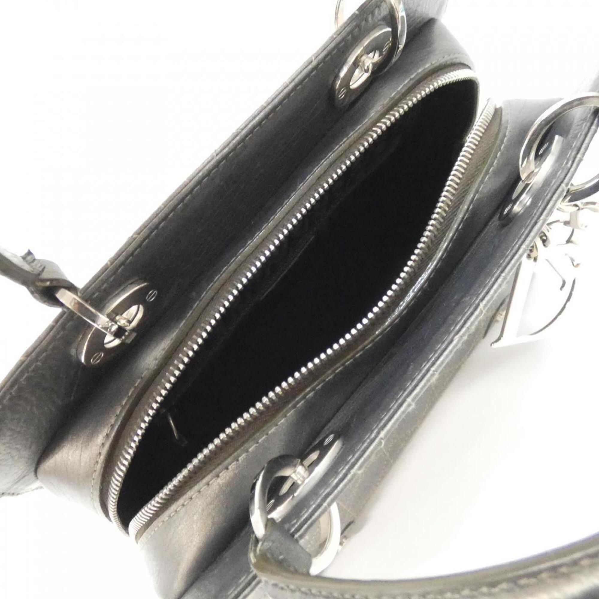 Leather Handbag (Pre-Owned) - Christian Dior - Modalova