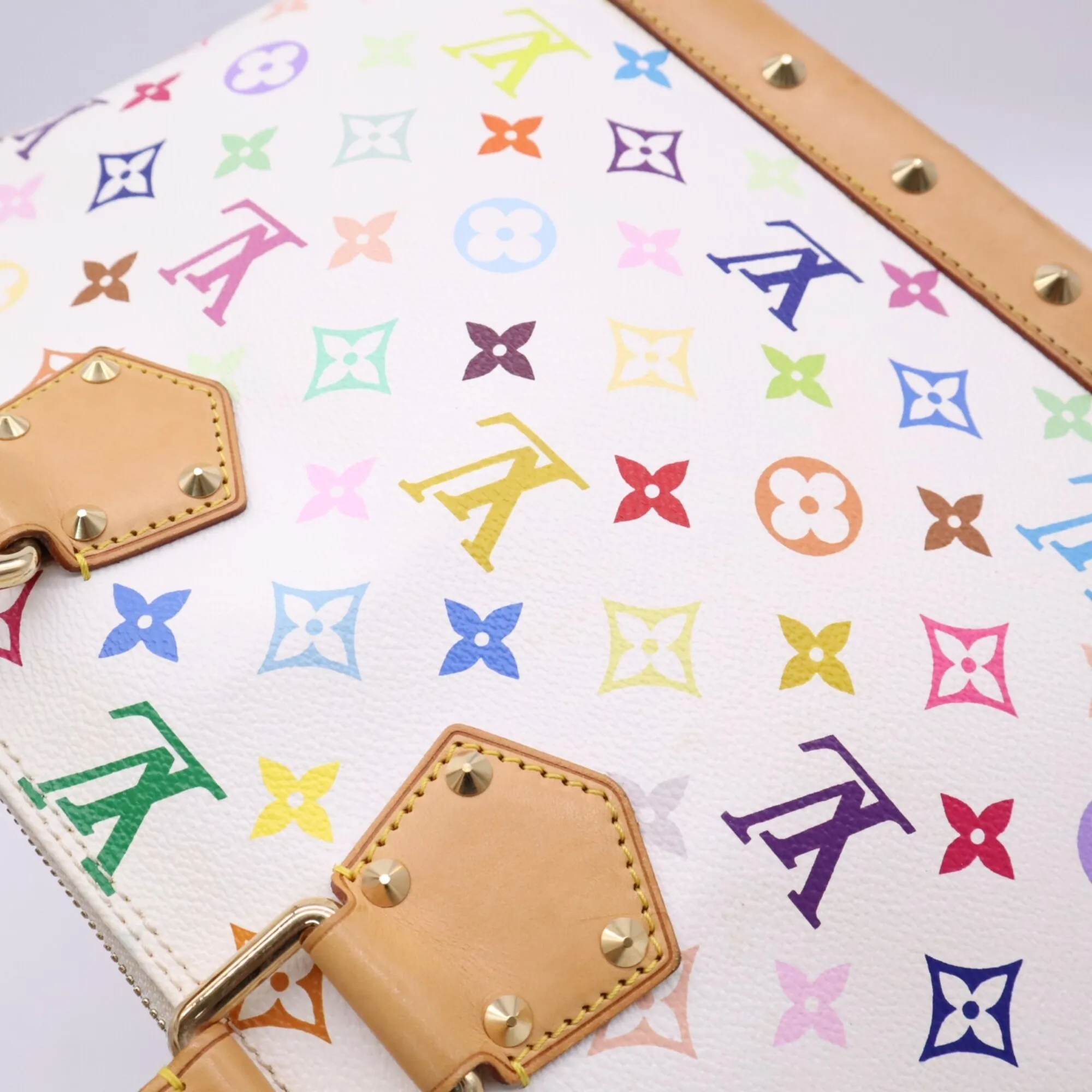Monogram Multicolore - Coated Canvas Leather Handbag (Pre-Owned) - Louis Vuitton - Modalova