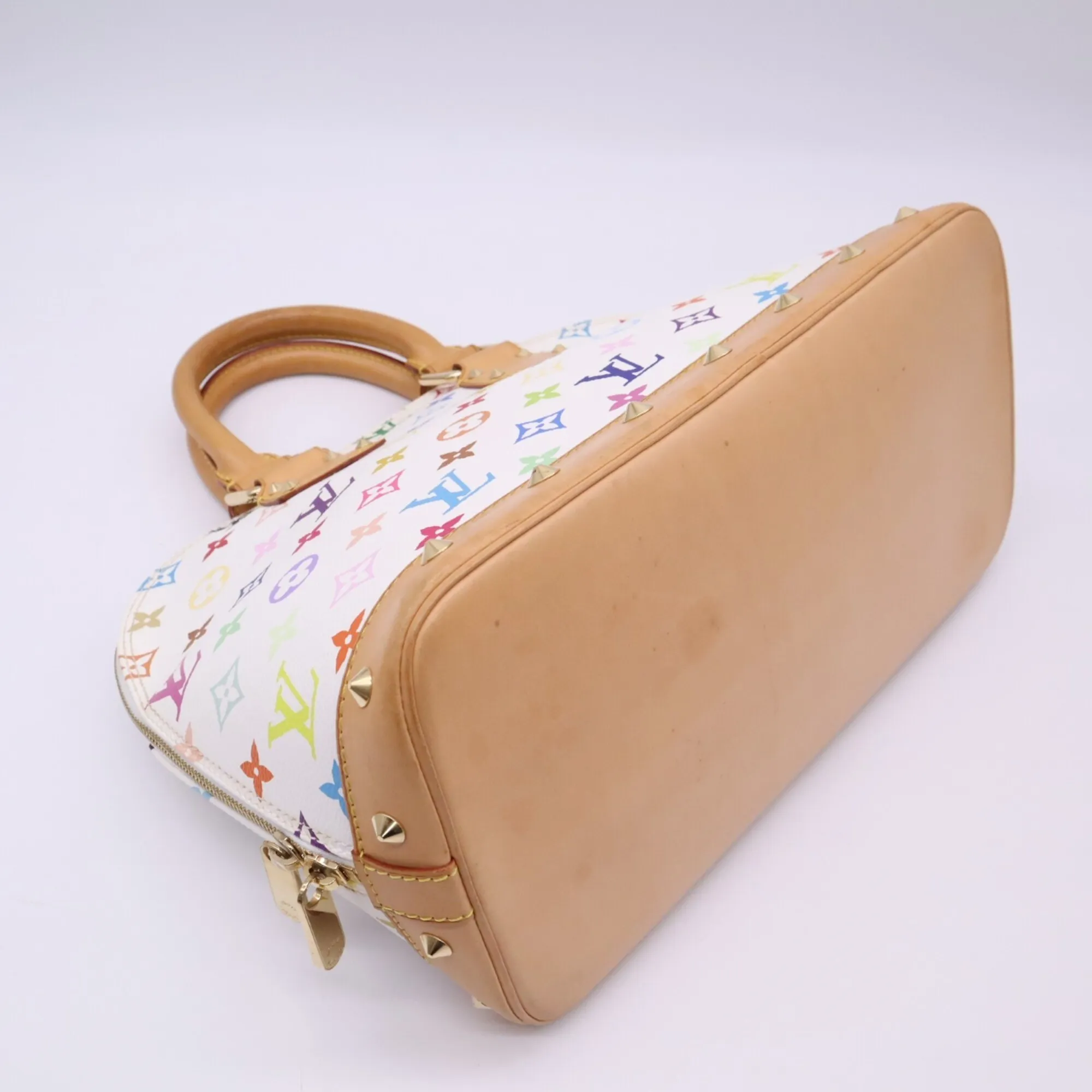 Monogram Multicolore - Coated Canvas Leather Handbag (Pre-Owned) - Louis Vuitton - Modalova