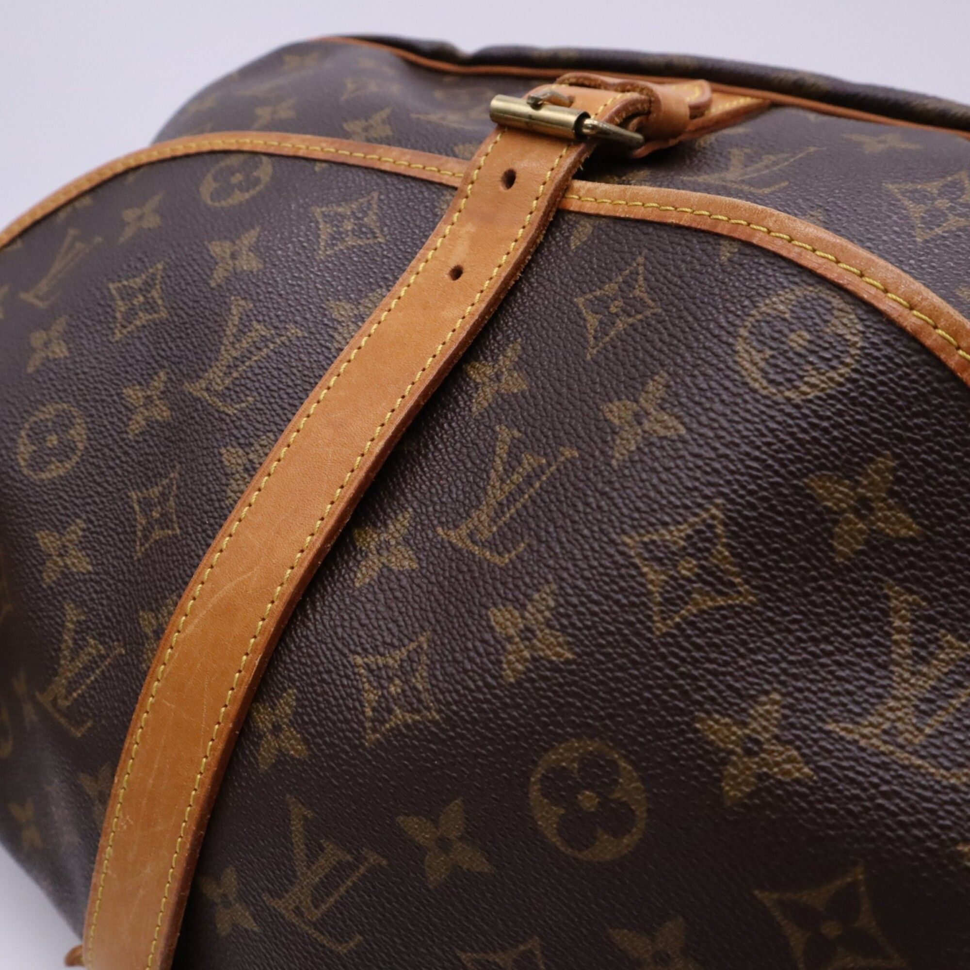 Monogram Coated Canvas Leather Shoulder Bag (Pre-Owned) - Louis Vuitton - Modalova