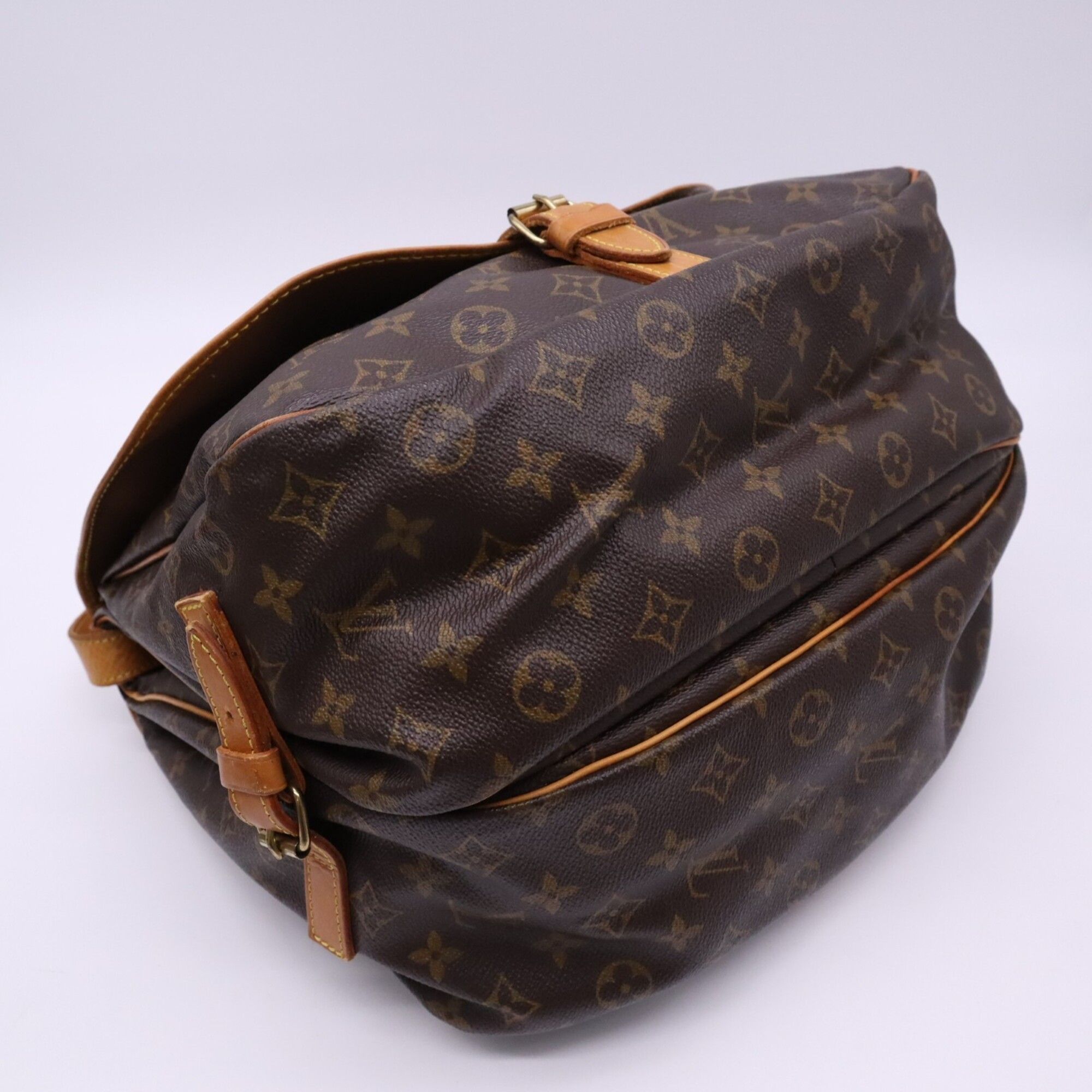 Monogram Coated Canvas Leather Shoulder Bag (Pre-Owned) - Louis Vuitton - Modalova