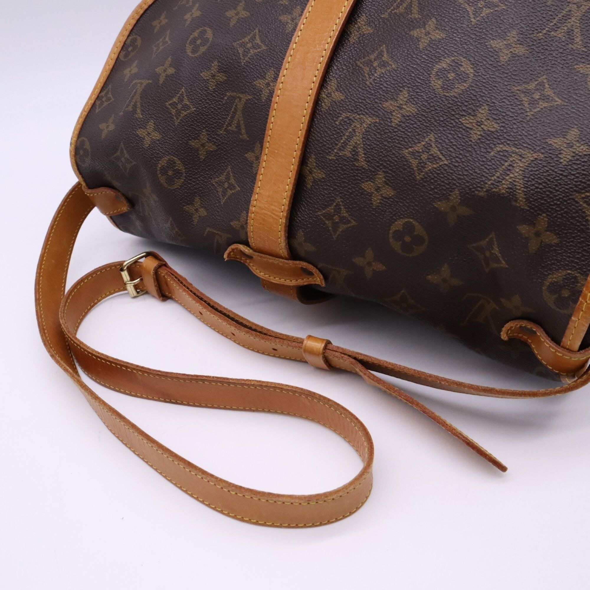 Monogram Coated Canvas Leather Shoulder Bag (Pre-Owned) - Louis Vuitton - Modalova