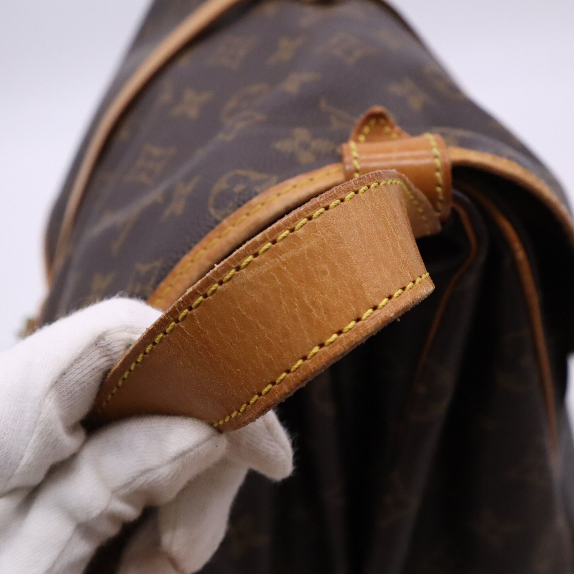 Monogram Coated Canvas Leather Shoulder Bag (Pre-Owned) - Louis Vuitton - Modalova