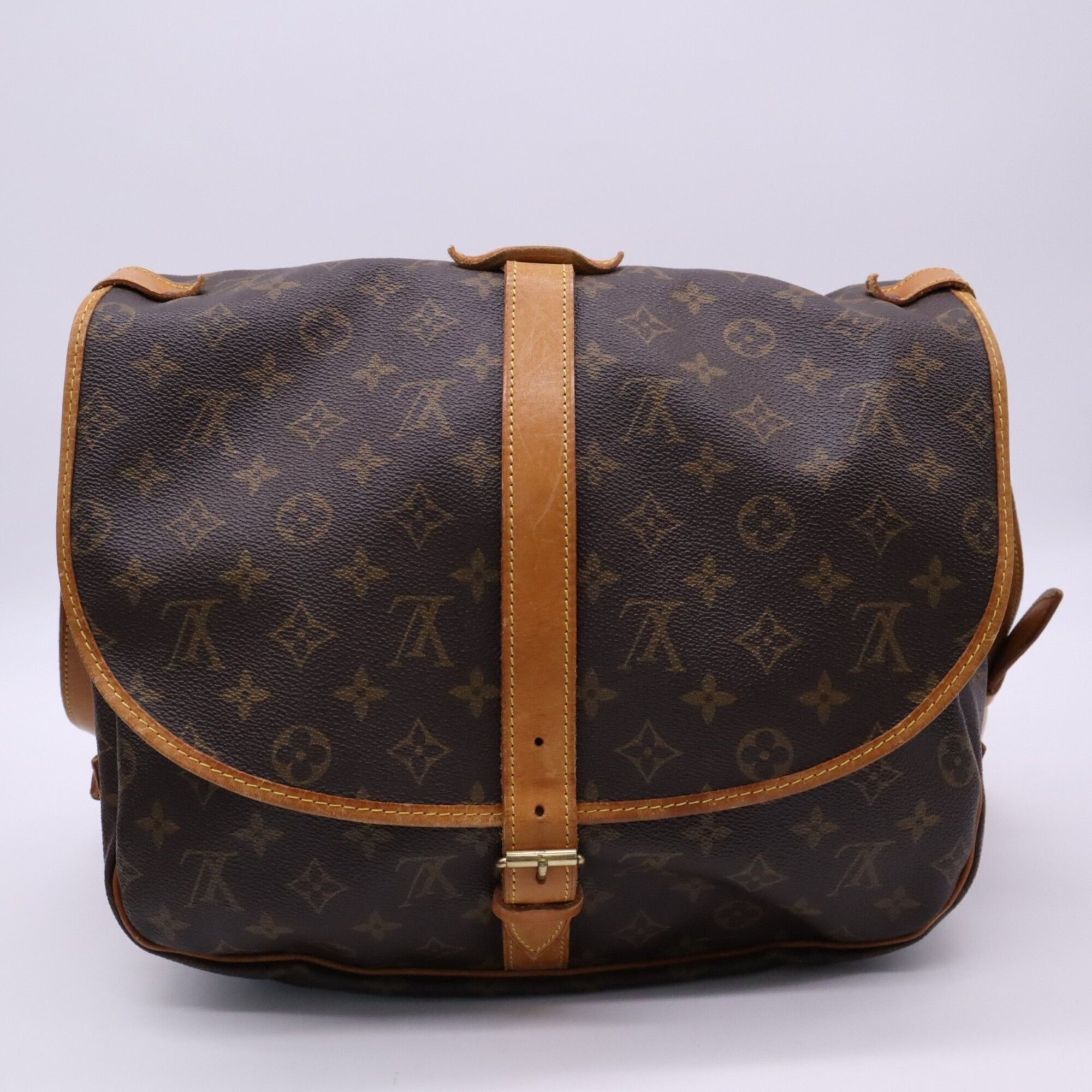 Monogram Coated Canvas Leather Shoulder Bag (Pre-Owned) - Louis Vuitton - Modalova