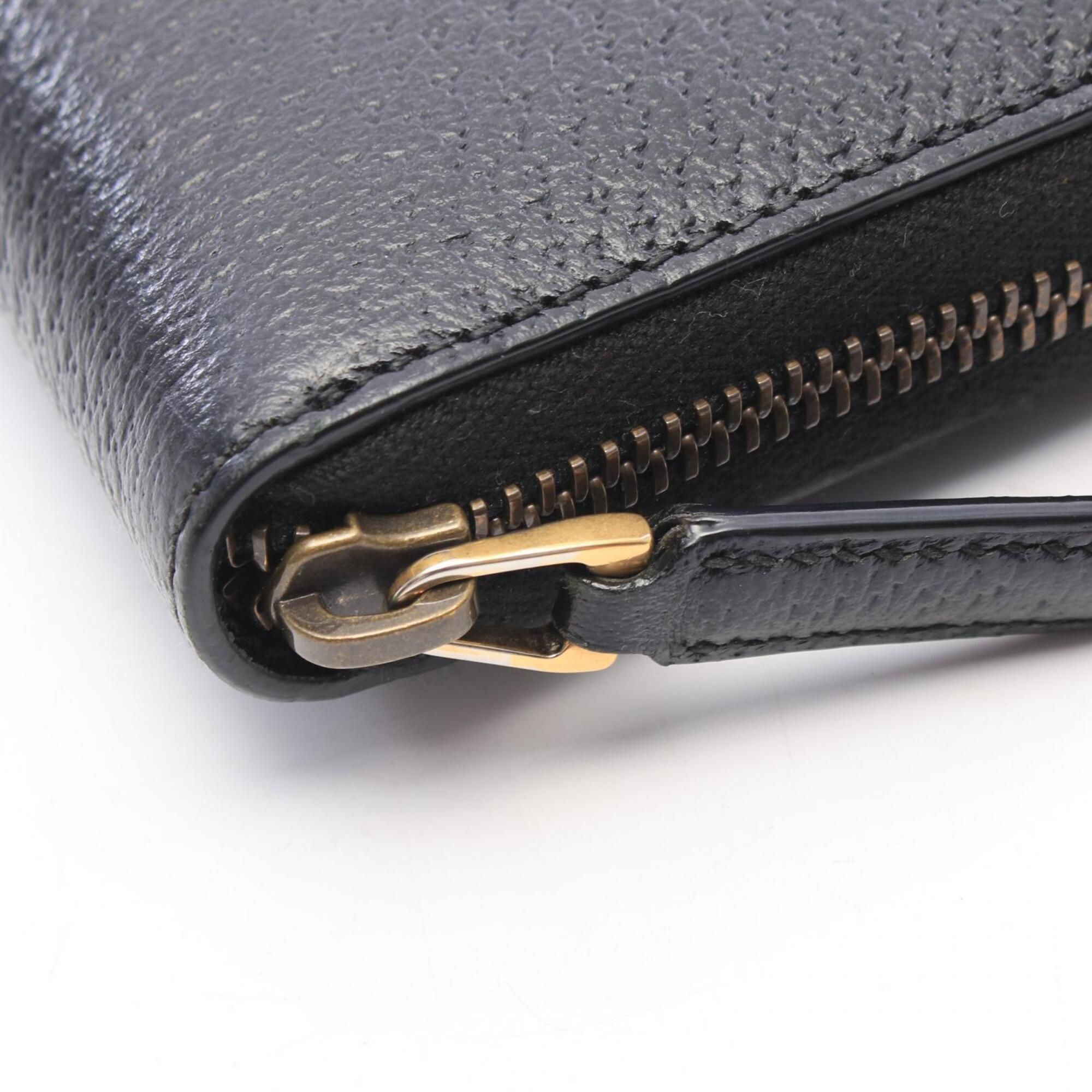 Leather Long Wallet (Bi-Fold) (Pre-Owned) - Gucci - Modalova