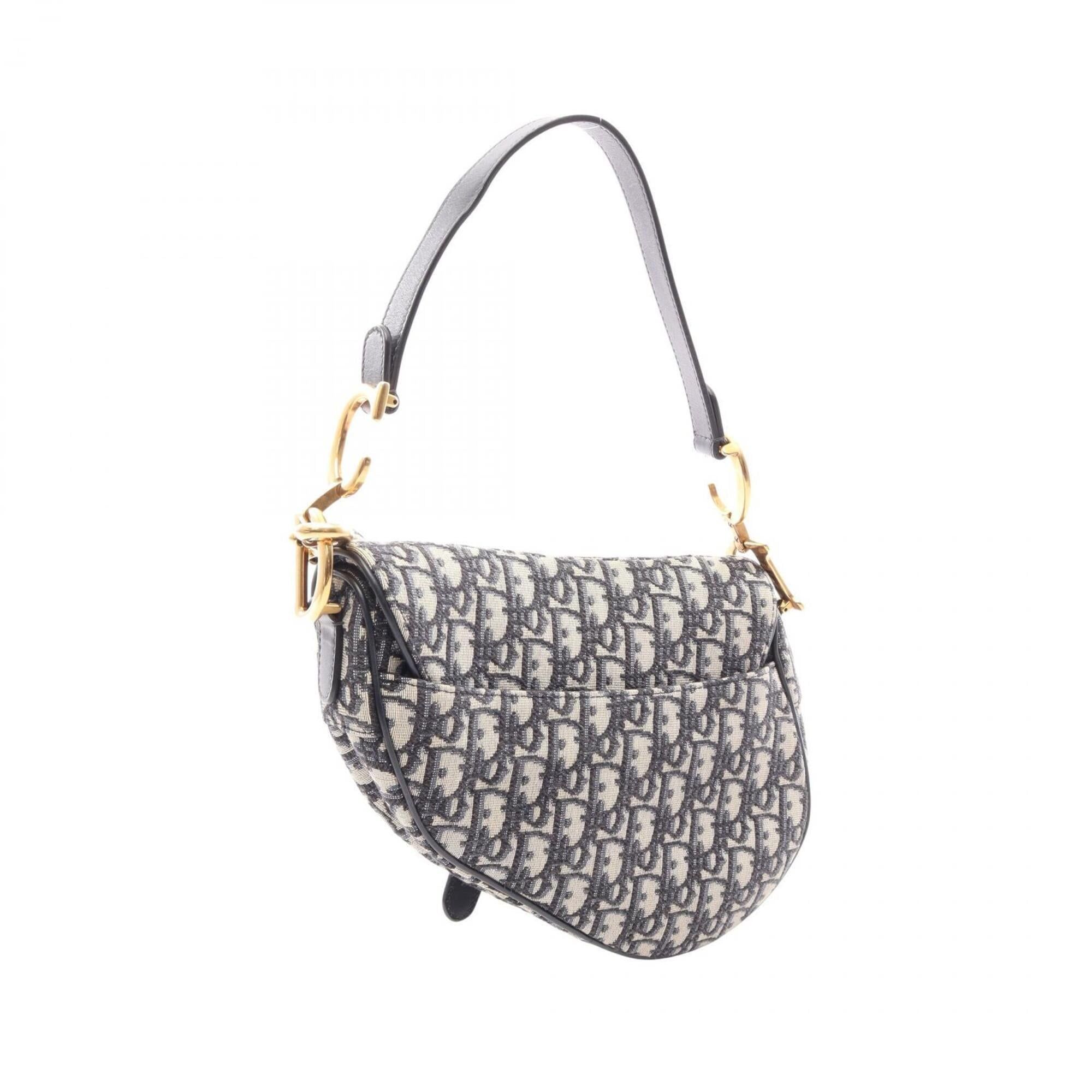 Canvas Leather Saddle Bag (Pre-Owned) - Christian Dior - Modalova