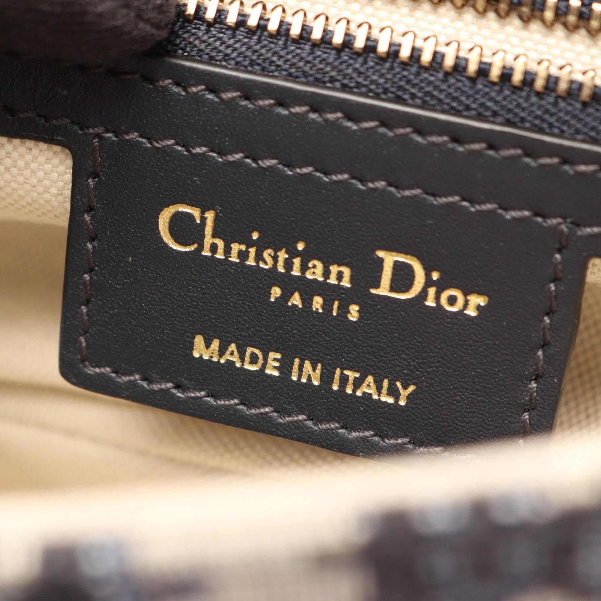 Canvas Leather Saddle Bag (Pre-Owned) - Christian Dior - Modalova