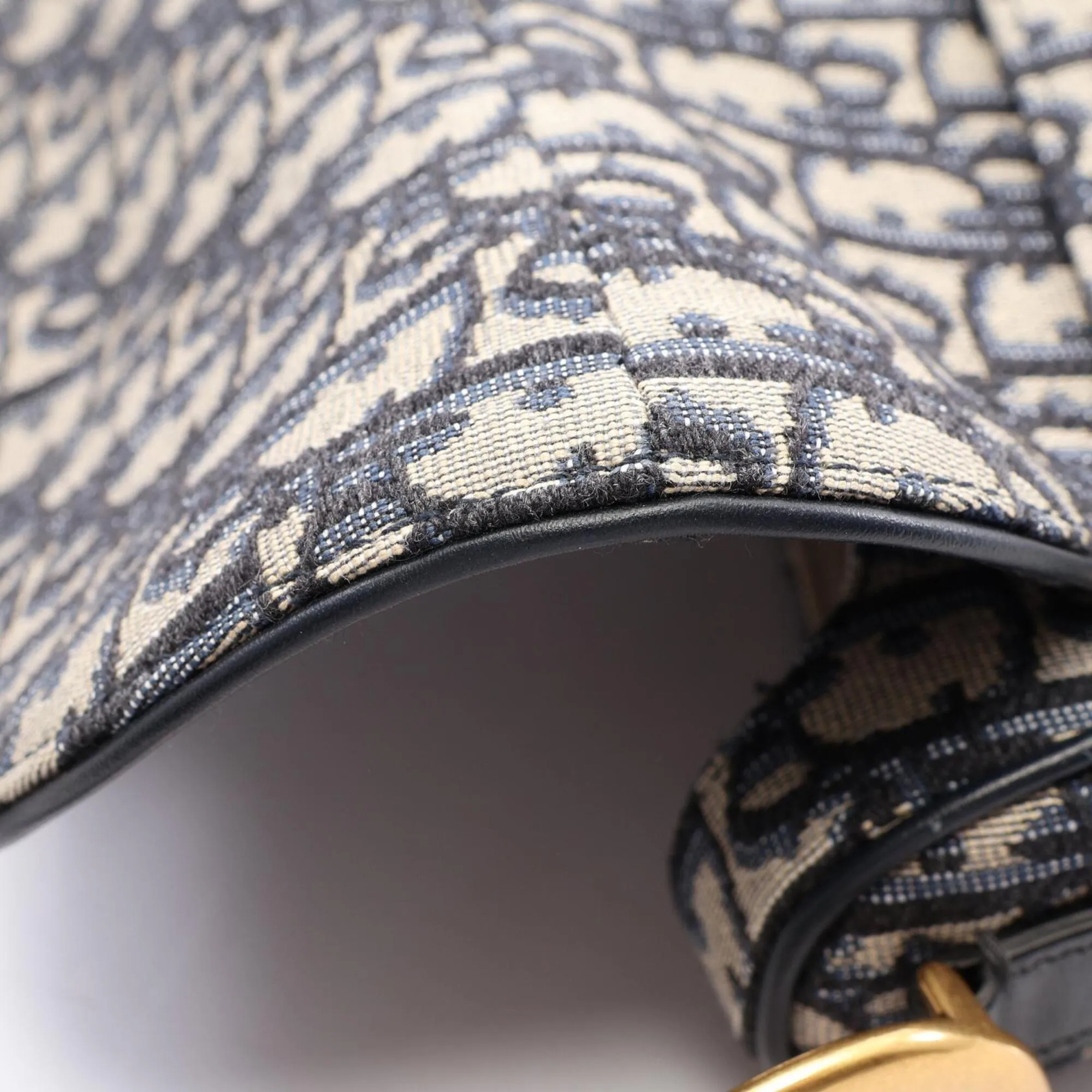 Canvas Leather Saddle Bag (Pre-Owned) - Christian Dior - Modalova