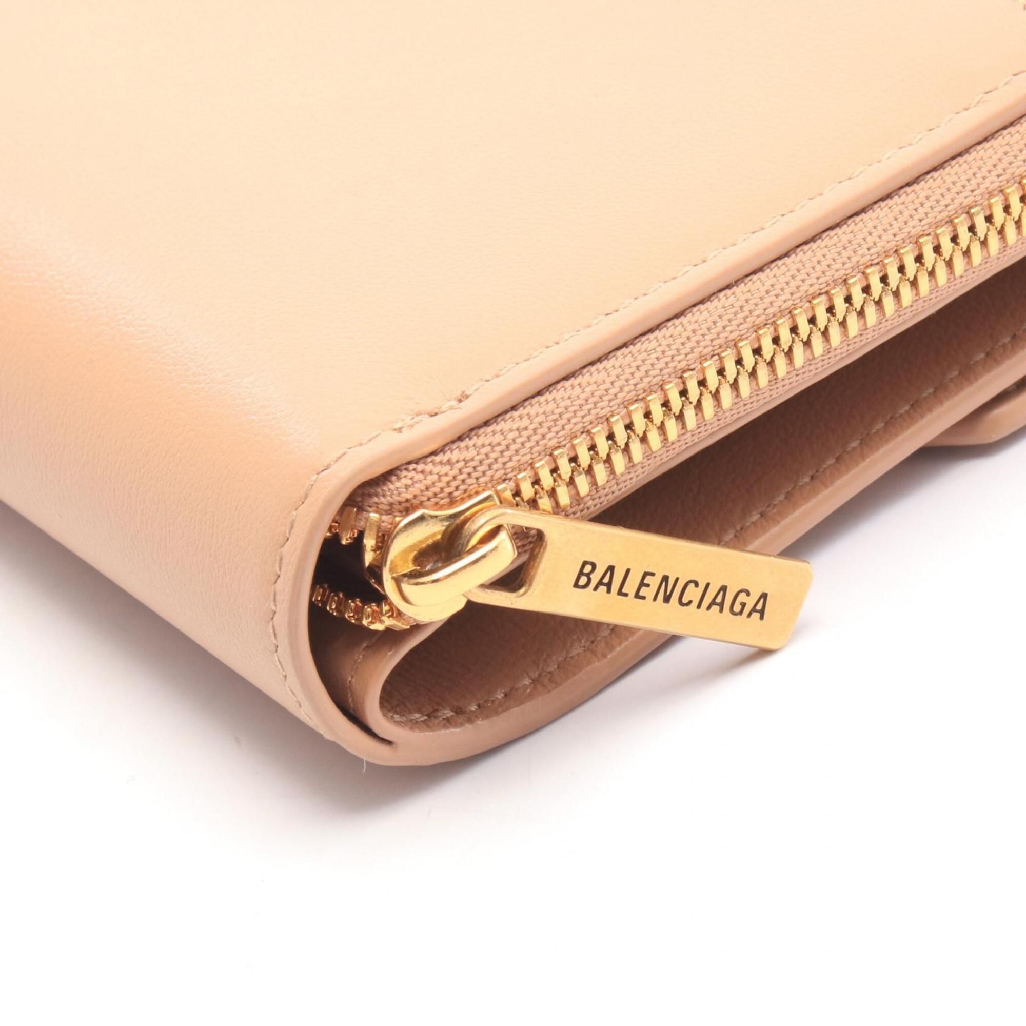 Leather Wallet (Tri-Fold) (Pre-Owned) - Balenciaga - Modalova