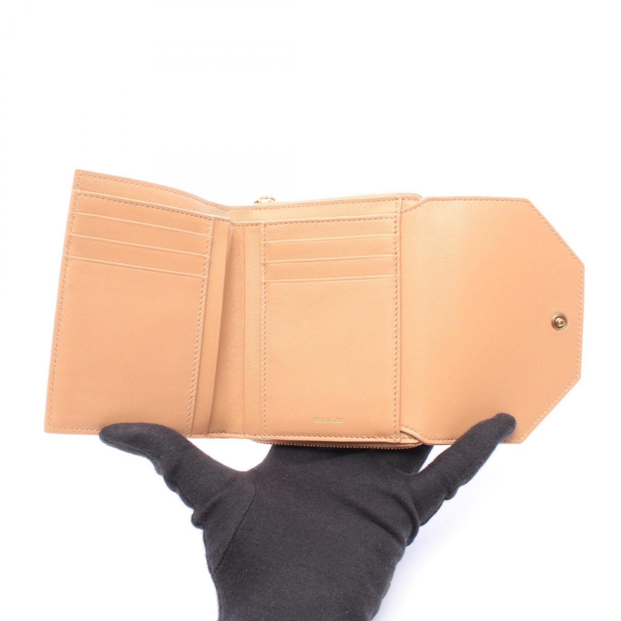 Leather Wallet (Tri-Fold) (Pre-Owned) - Balenciaga - Modalova
