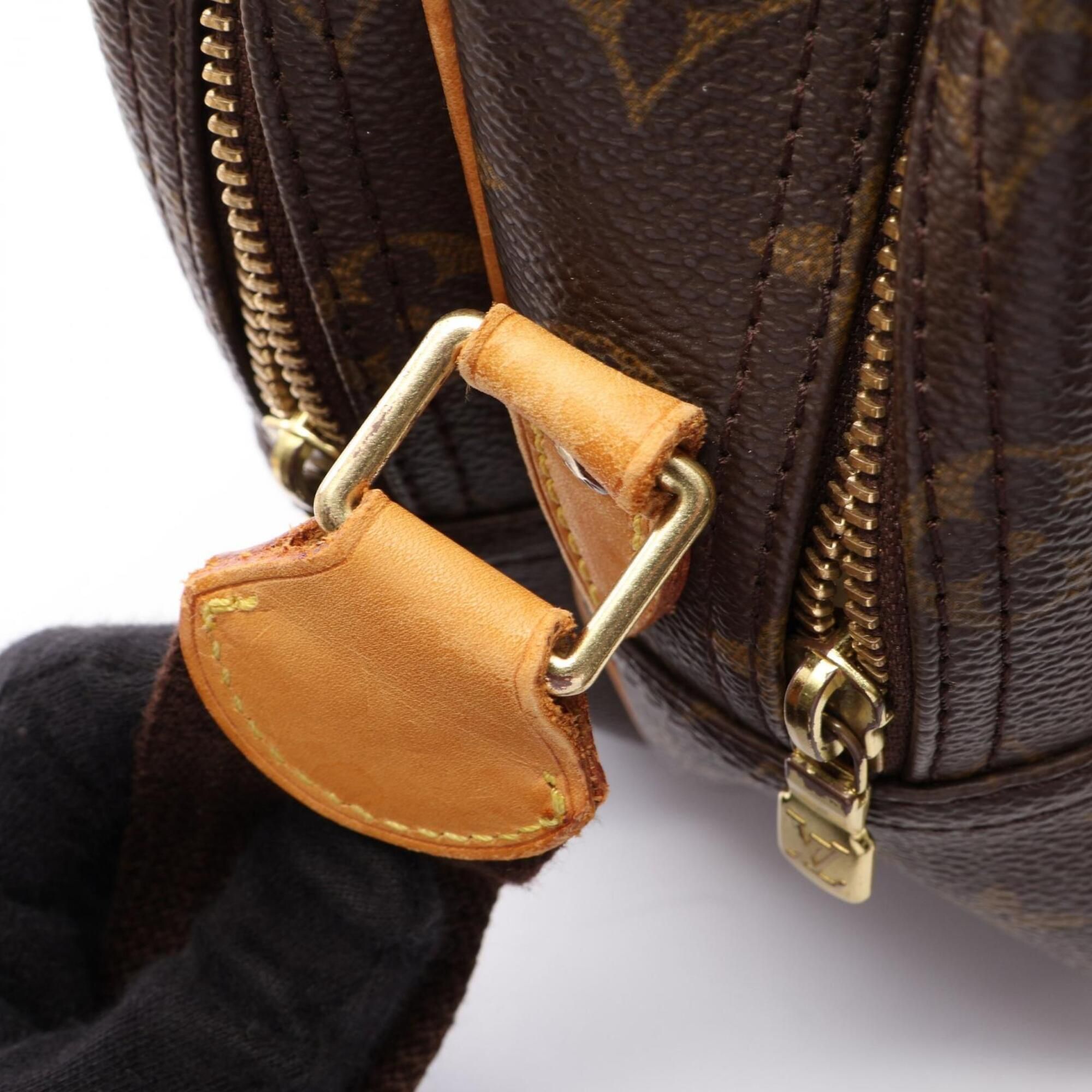 Coated Canvas Monogram Leather Handbag Shoulder Bag (Pre-Owned) - Louis Vuitton - Modalova
