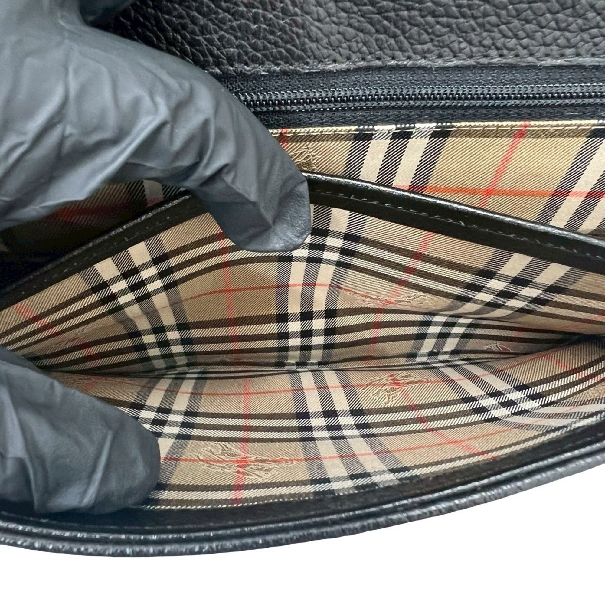 Leather Handbag (Pre-Owned) - Burberry - Modalova