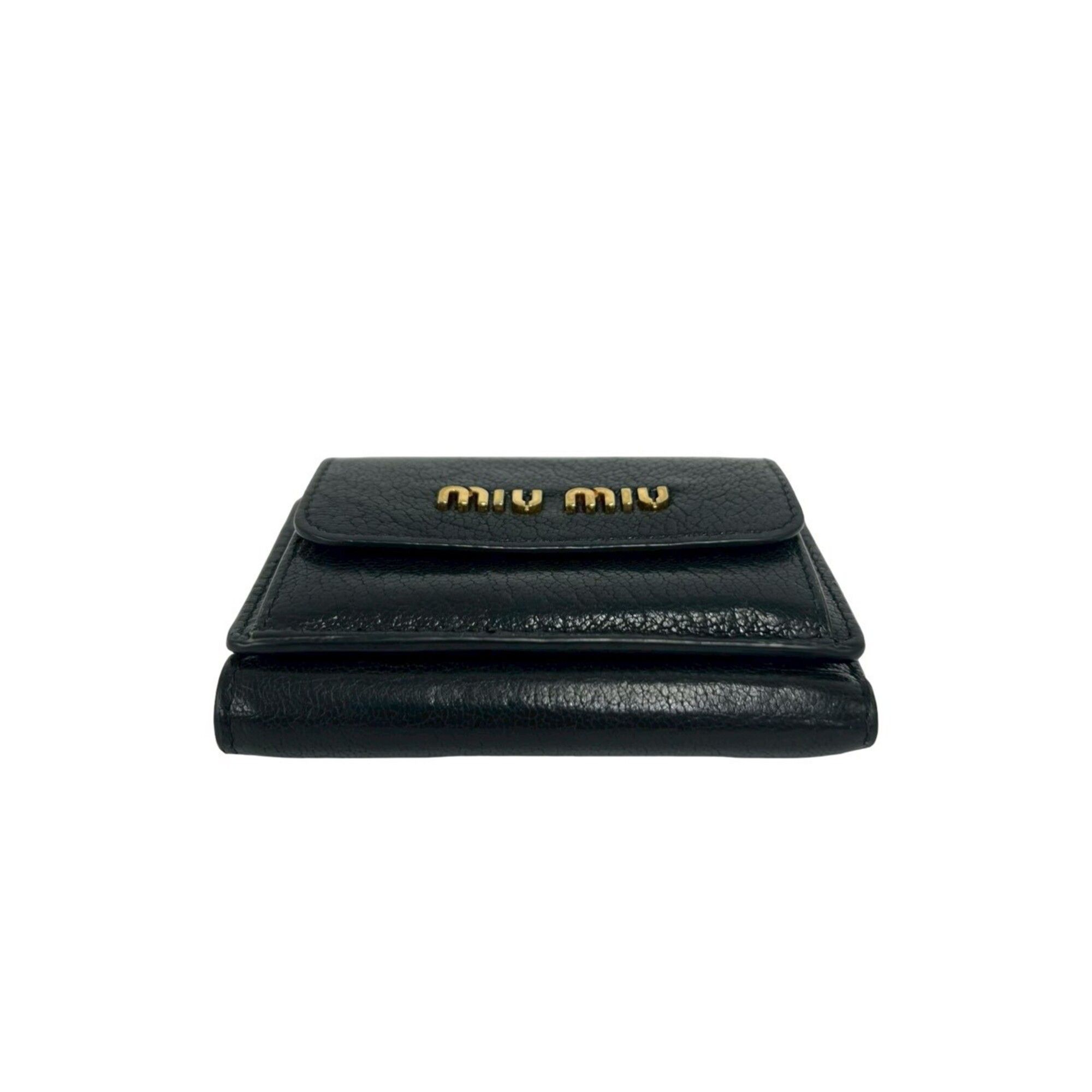 Leather Wallet (Tri-Fold) (Pre-Owned) - Miu Miu - Modalova
