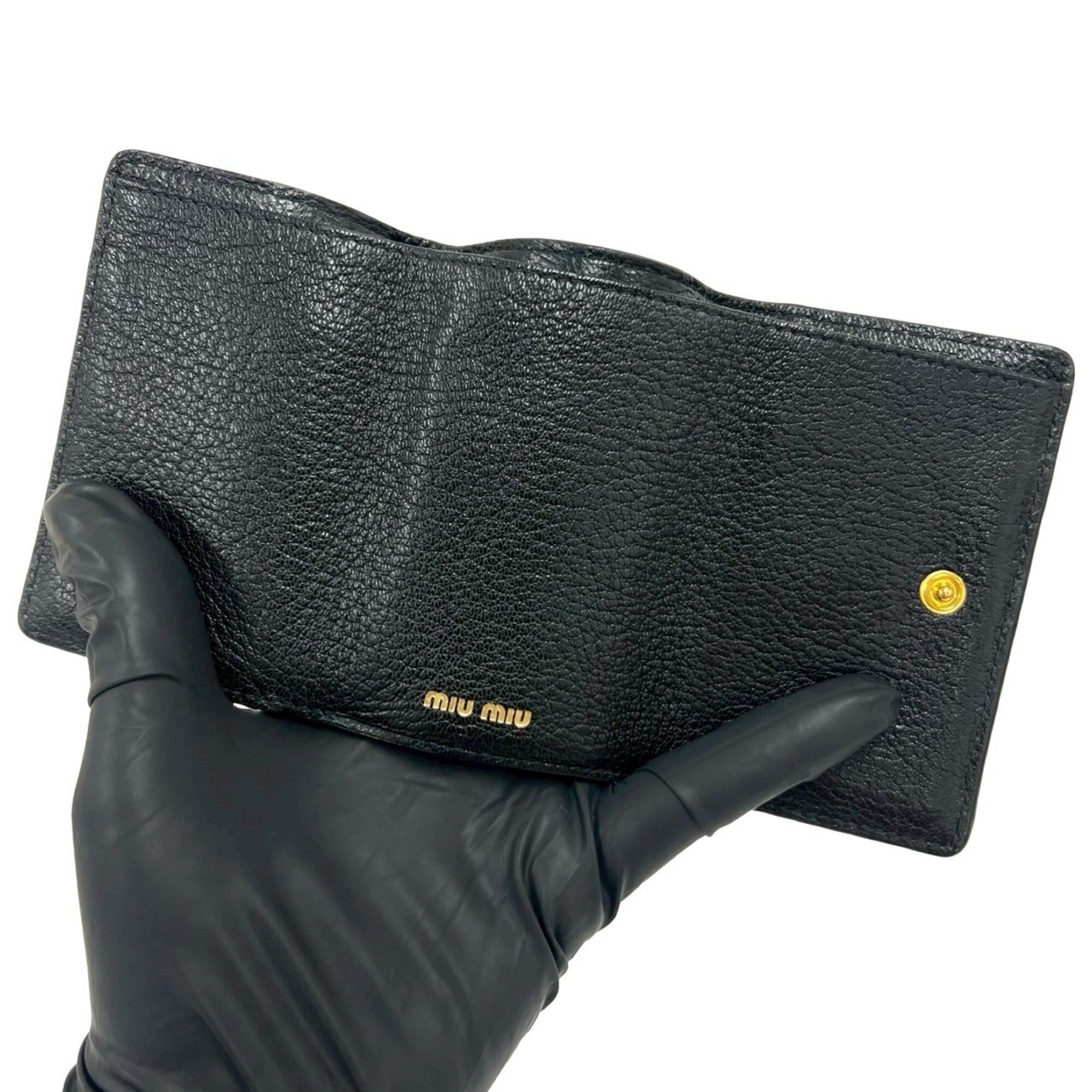 Leather Wallet (Tri-Fold) (Pre-Owned) - Miu Miu - Modalova