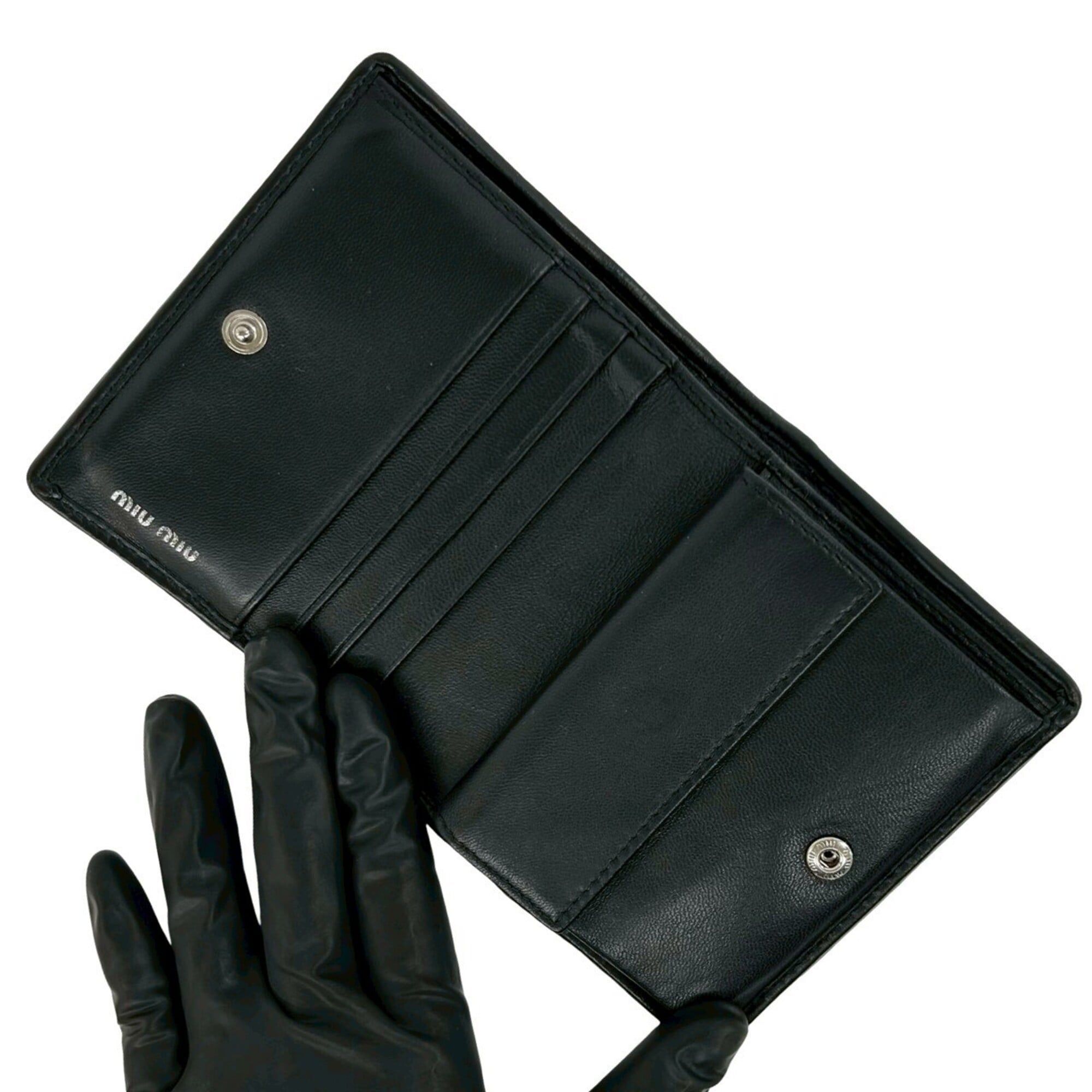 Leather Wallet (Bi-Fold) (Pre-Owned) - Miu Miu - Modalova