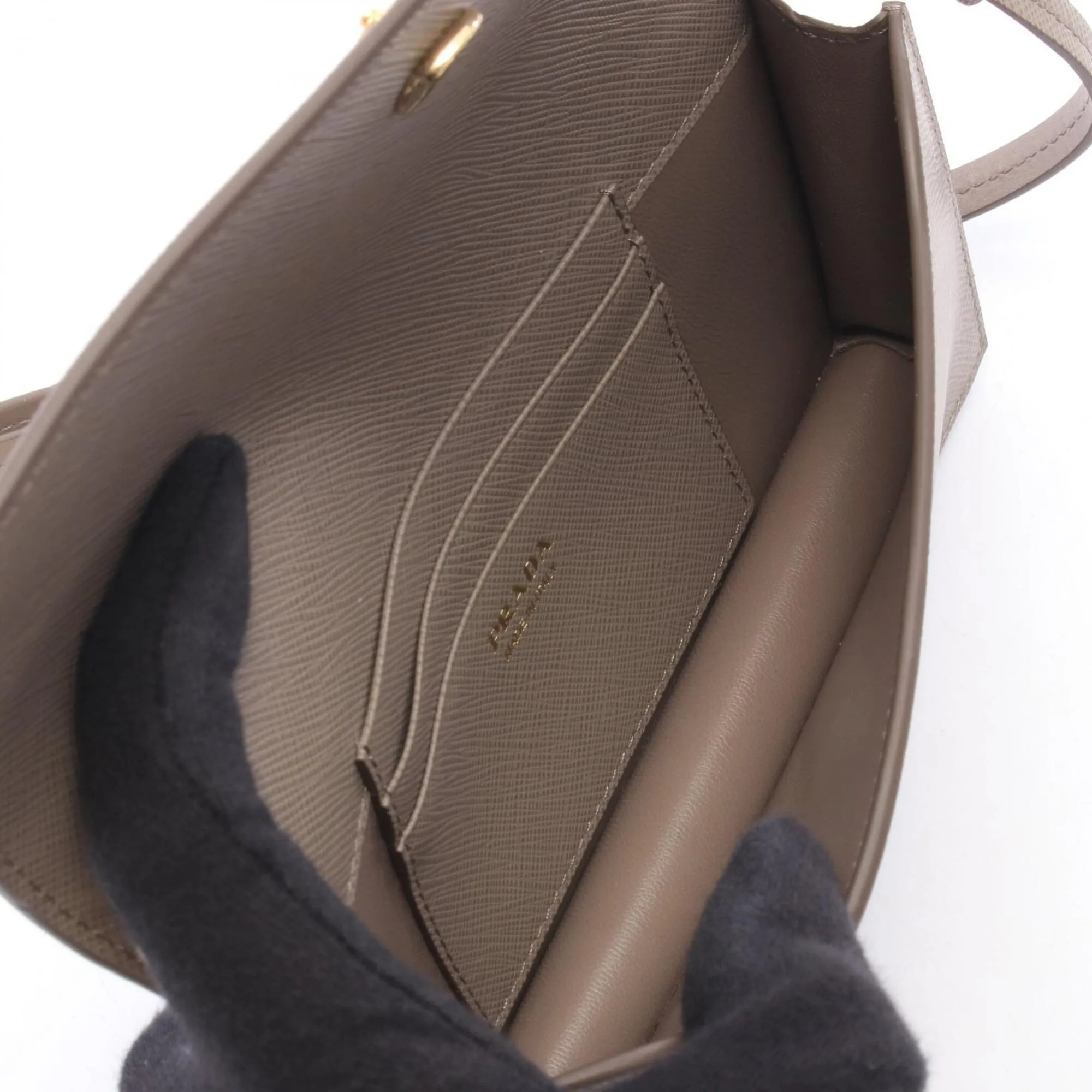 Saffiano Leather Shoulder Bag (Pre-Owned) - Prada - Modalova