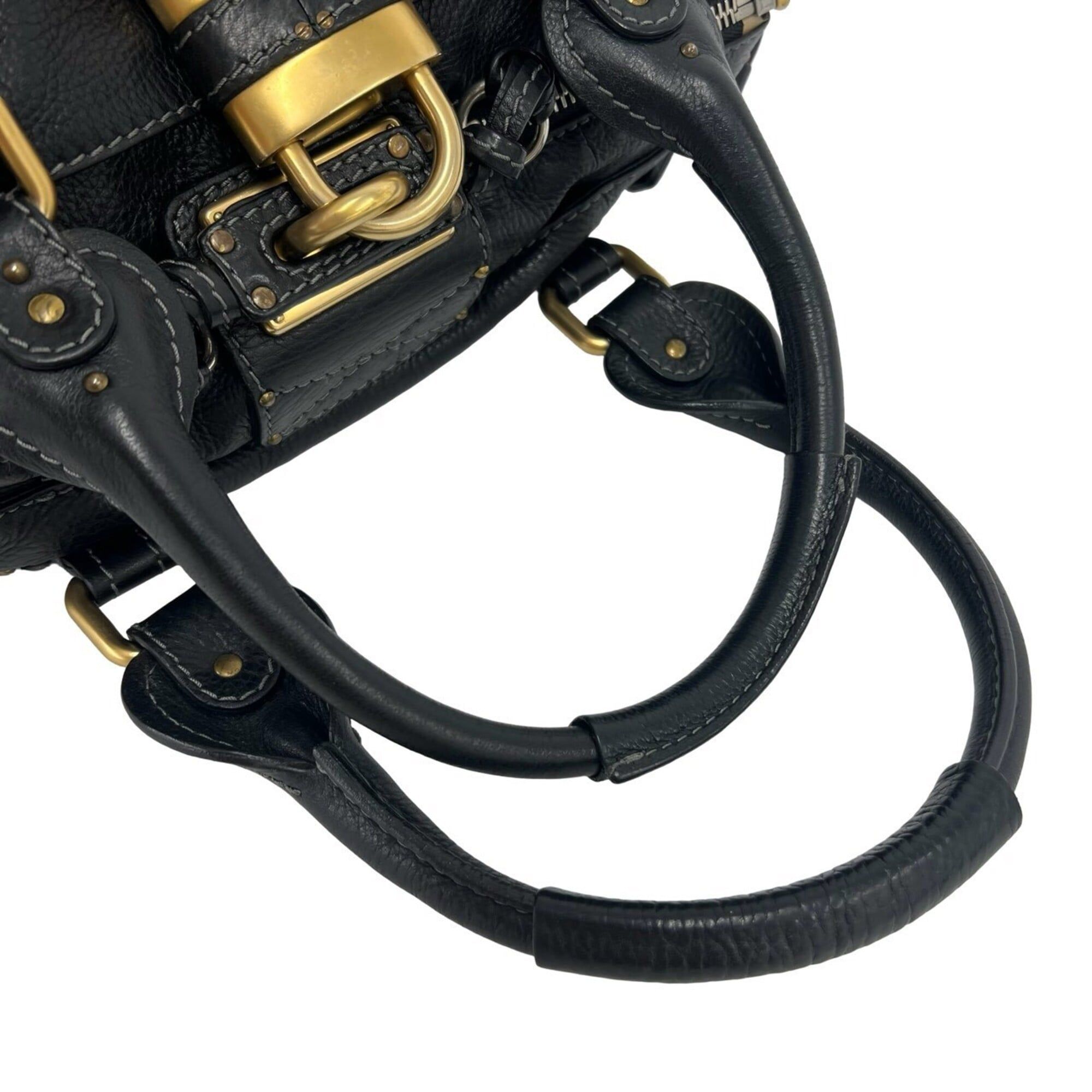 Leather Boston Bag Handbag (Pre-Owned) - Chloé - Modalova