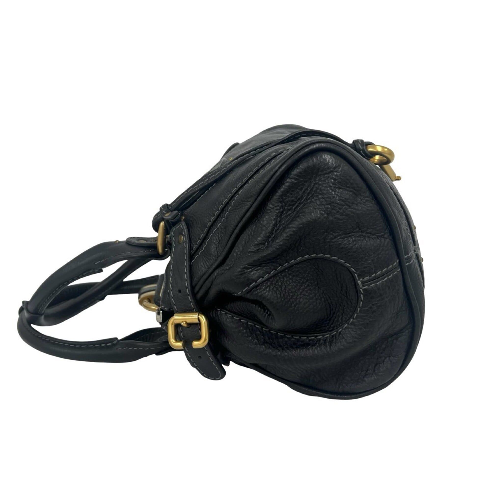 Leather Boston Bag Handbag (Pre-Owned) - Chloé - Modalova