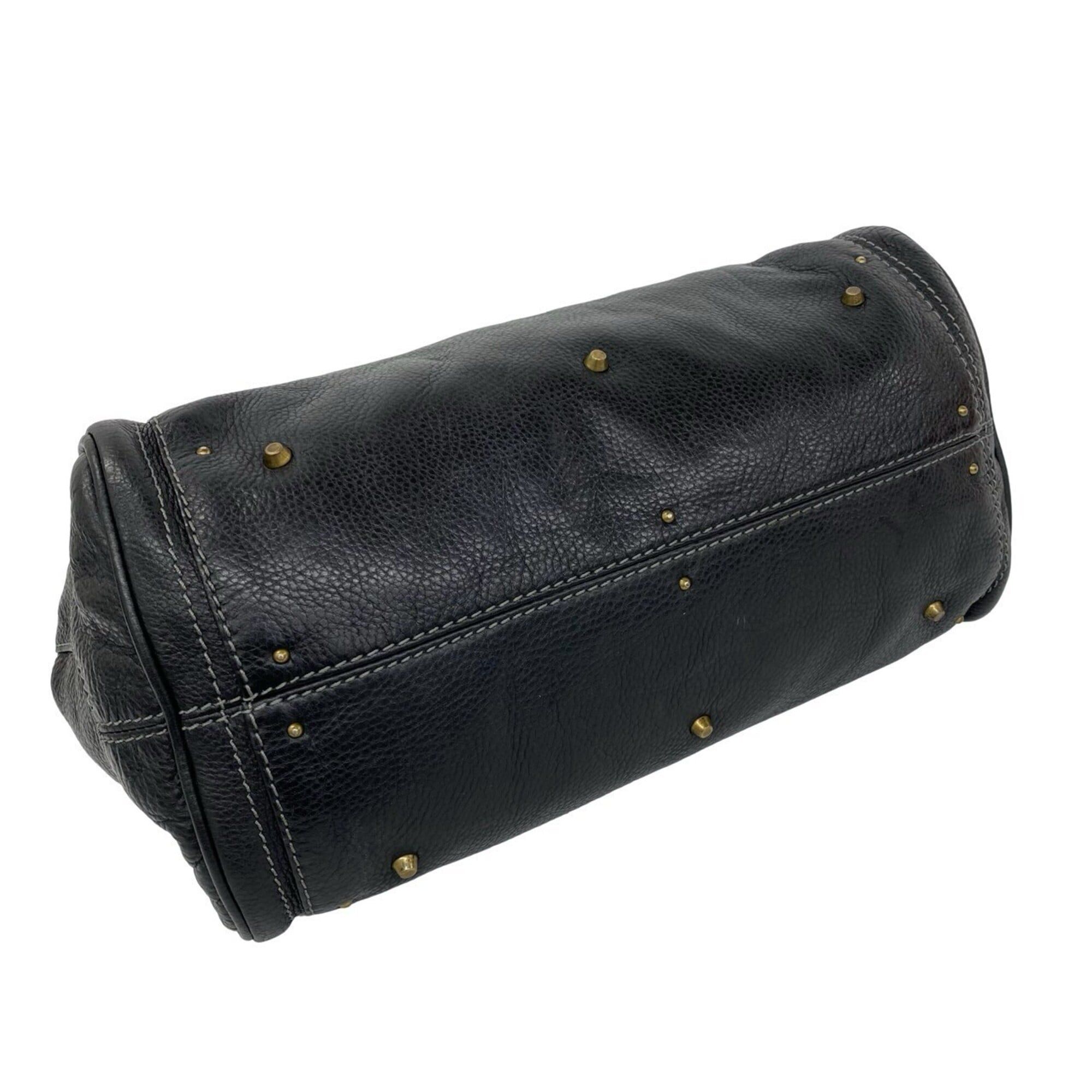 Leather Boston Bag Handbag (Pre-Owned) - Chloé - Modalova